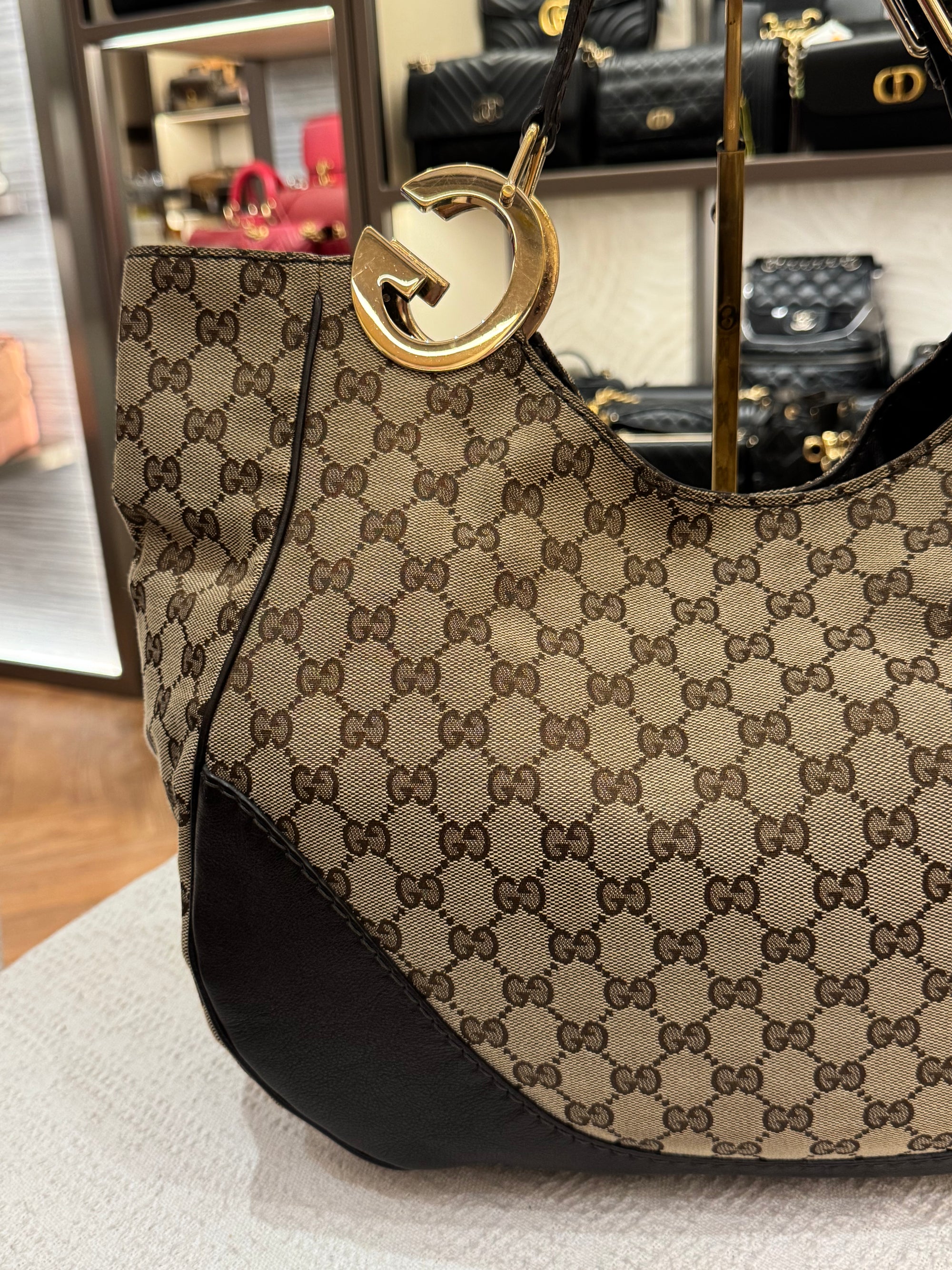 Gucci Charlotte Kanvas Hobo