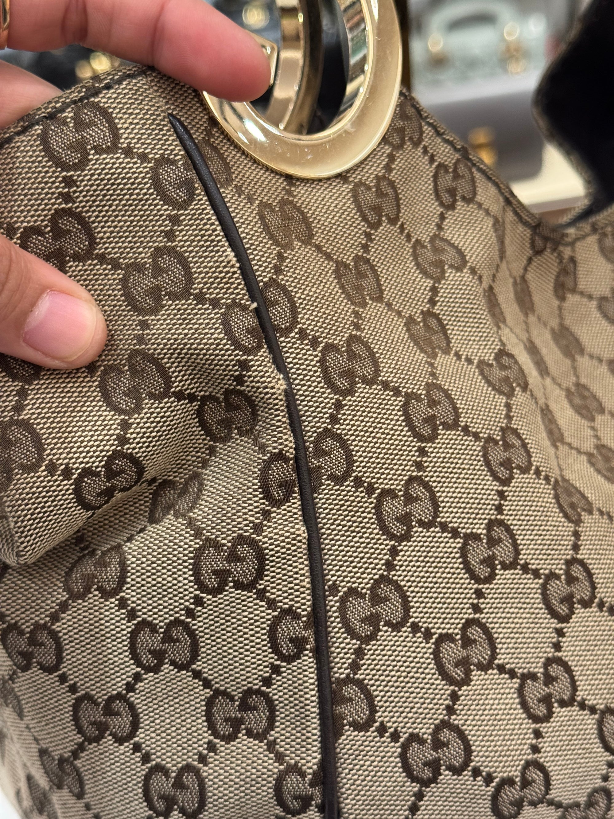 Gucci Charlotte Kanvas Hobo