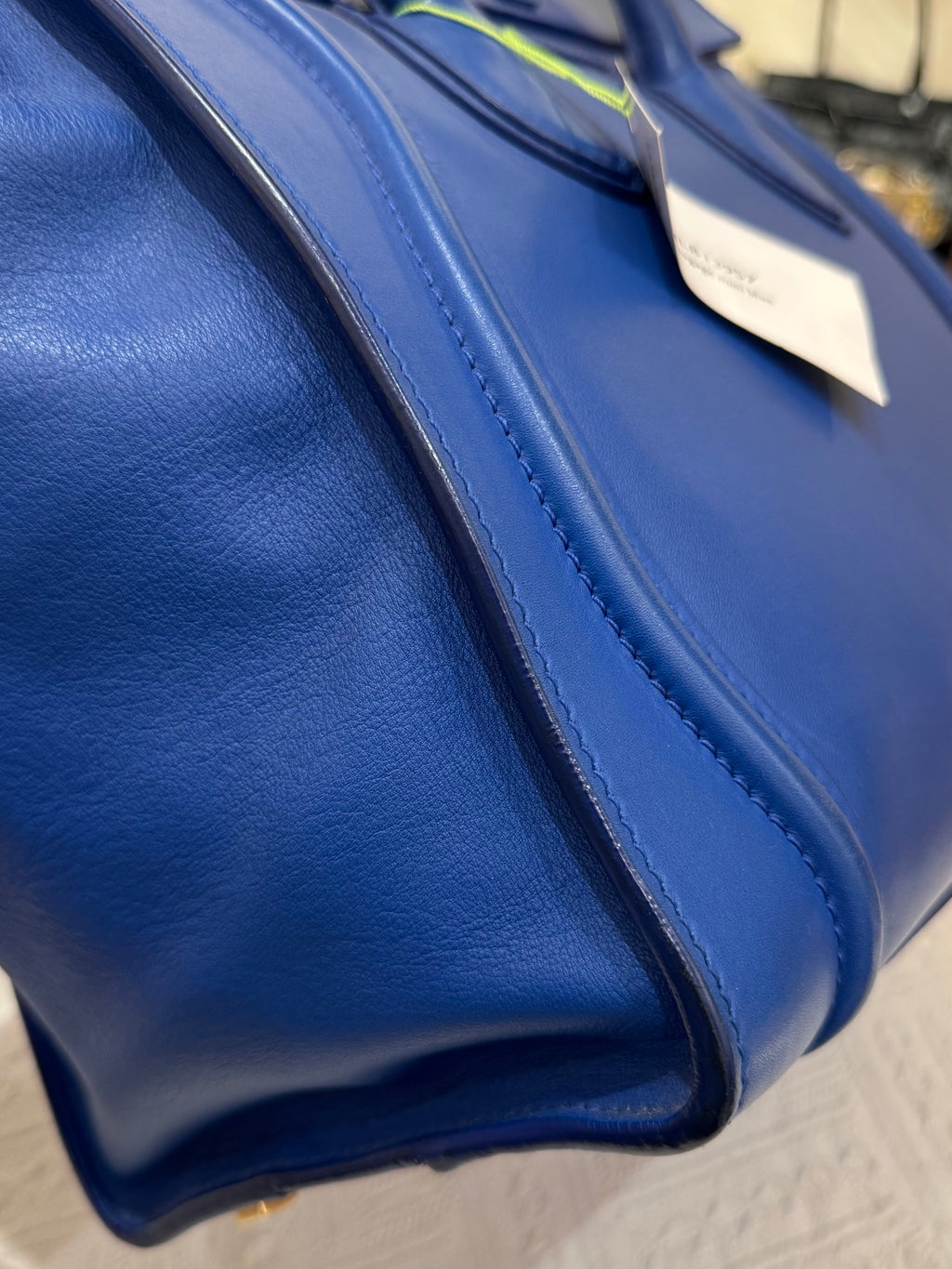Celine Mini Luggage Blue