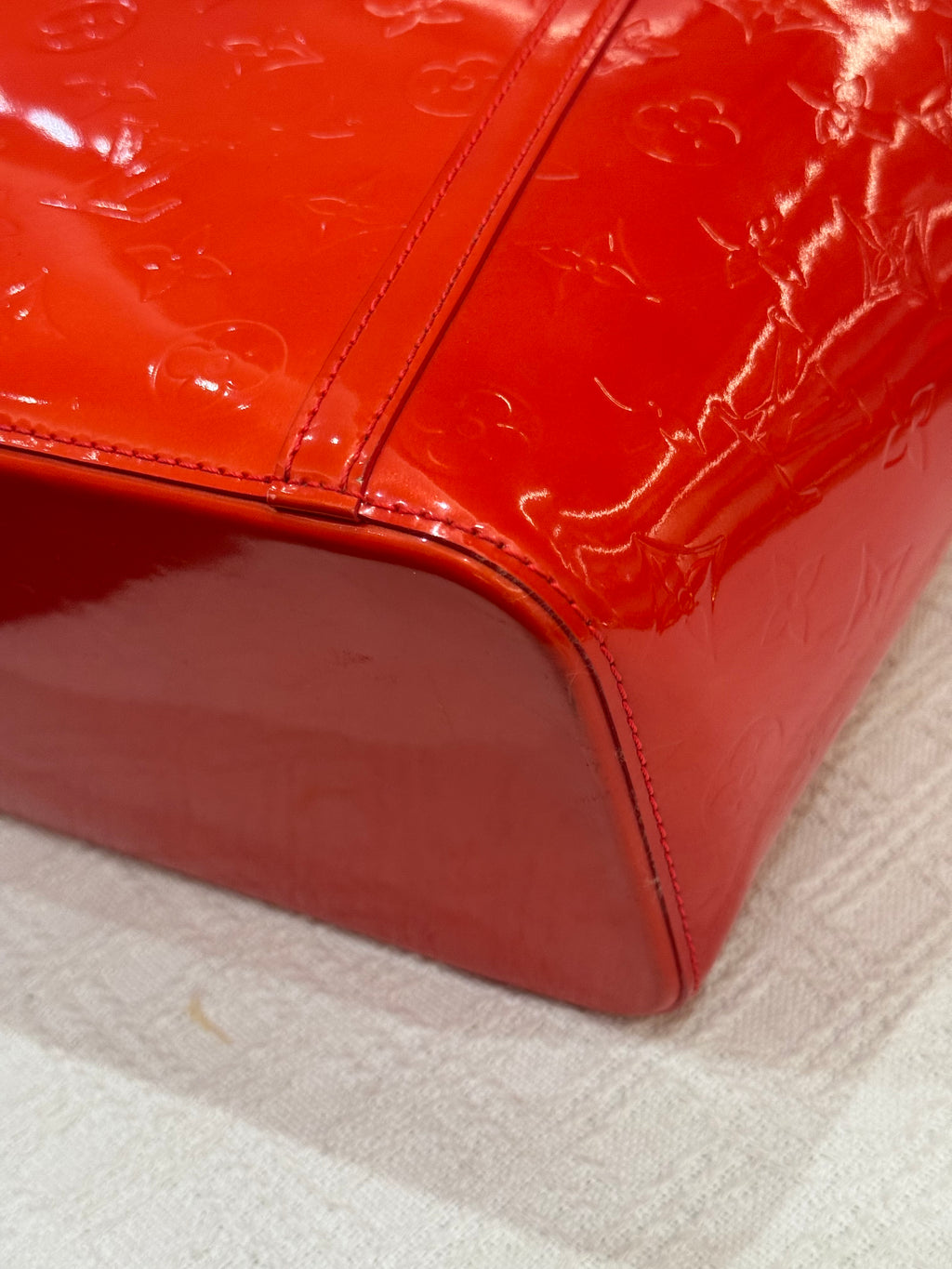 Louis Vuitton Avalon Patent Orange