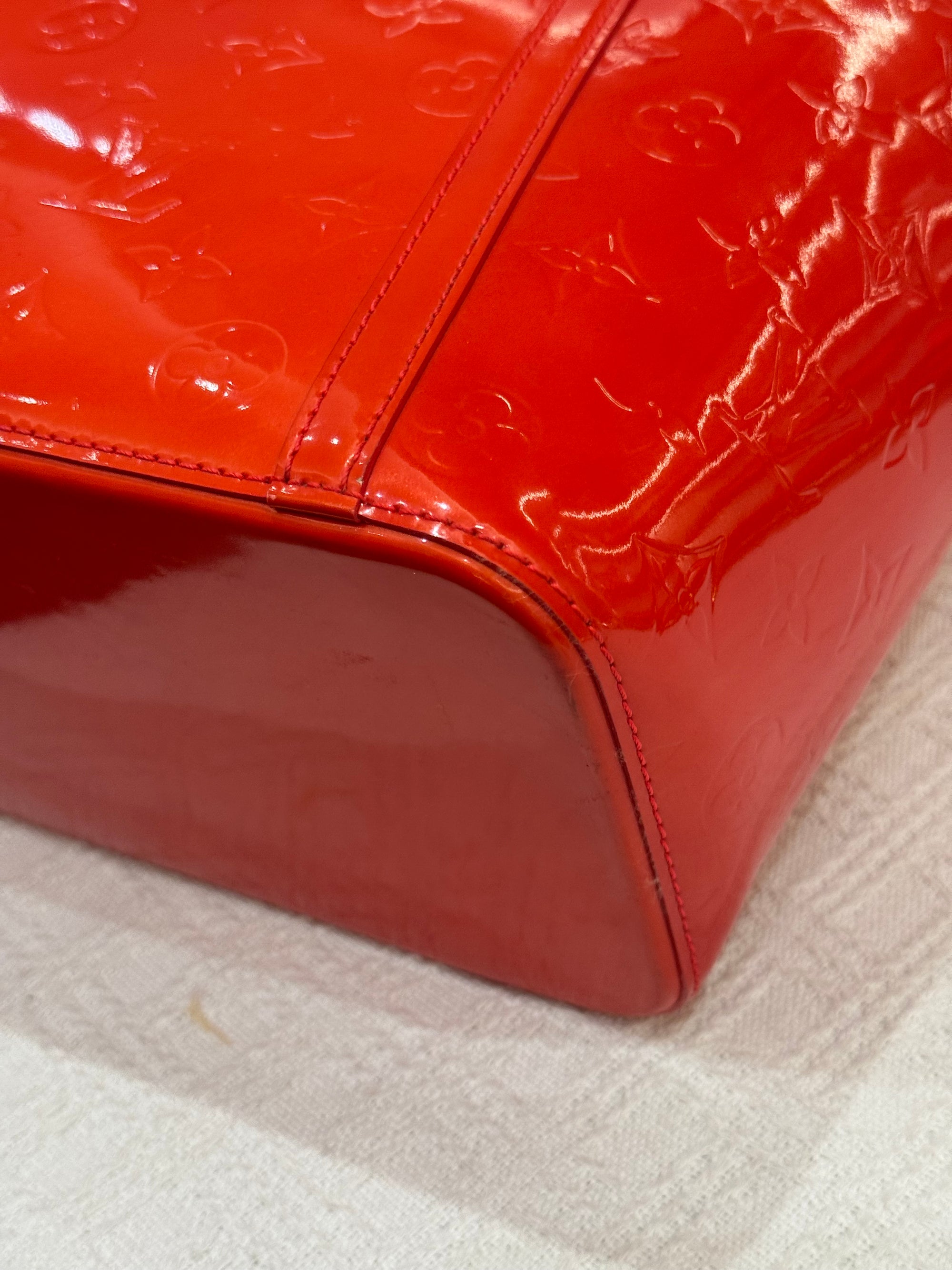 Louis Vuitton Avalon Patent Orange