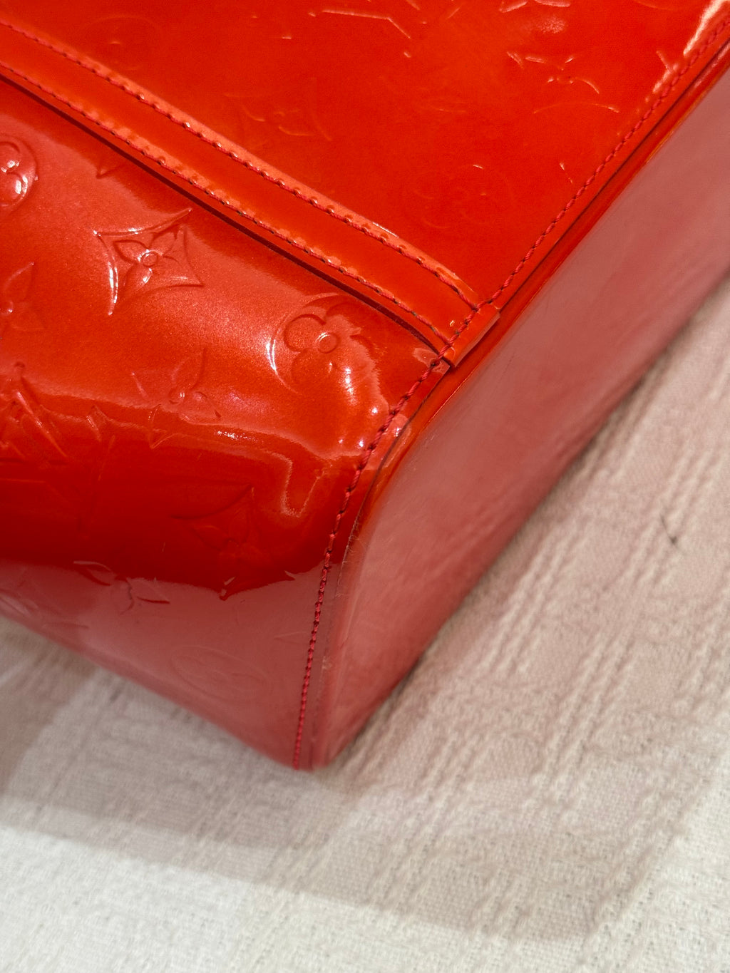 Louis Vuitton Avalon Patent Orange