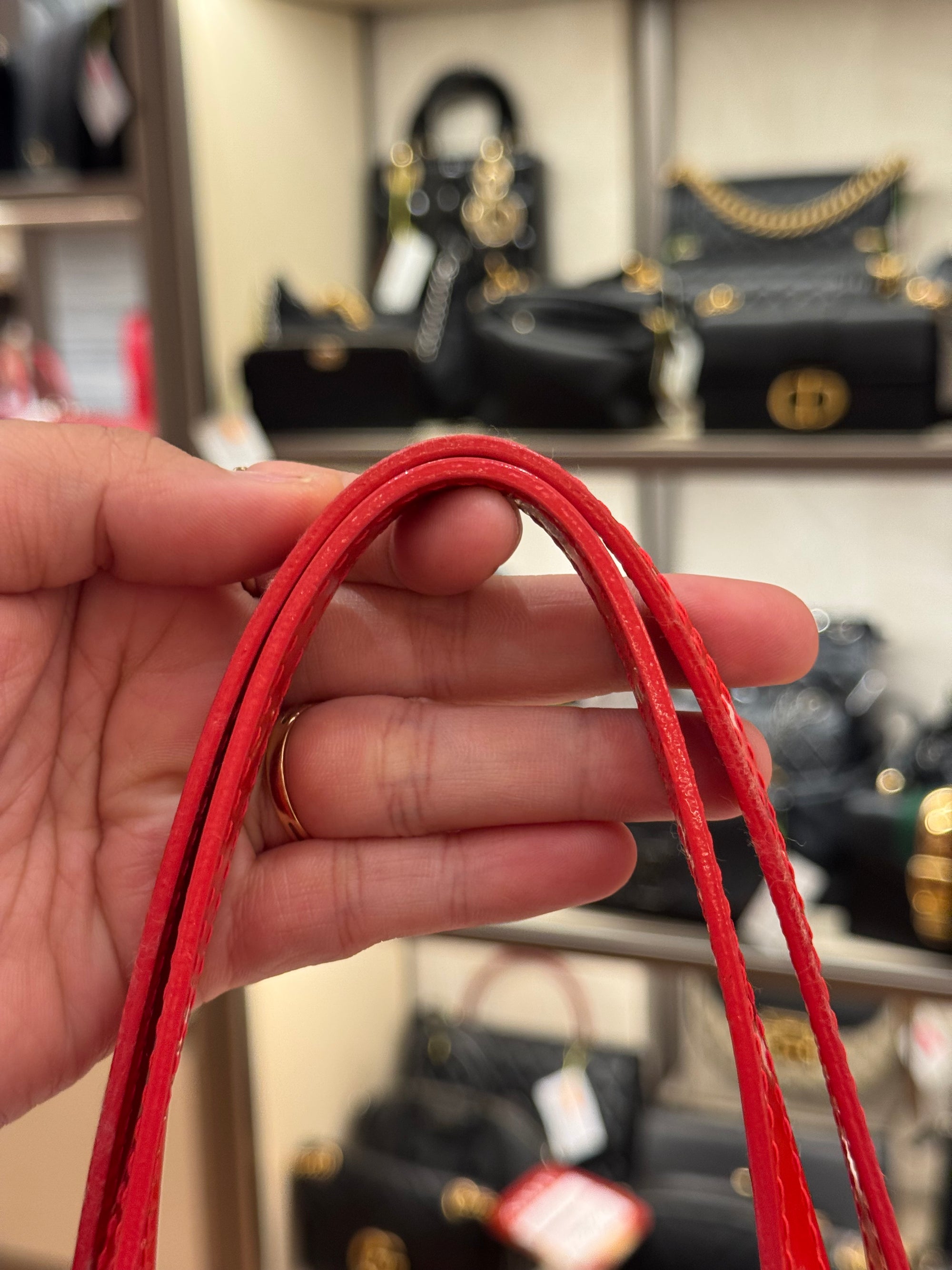 Louis Vuitton Avalon Patent Orange