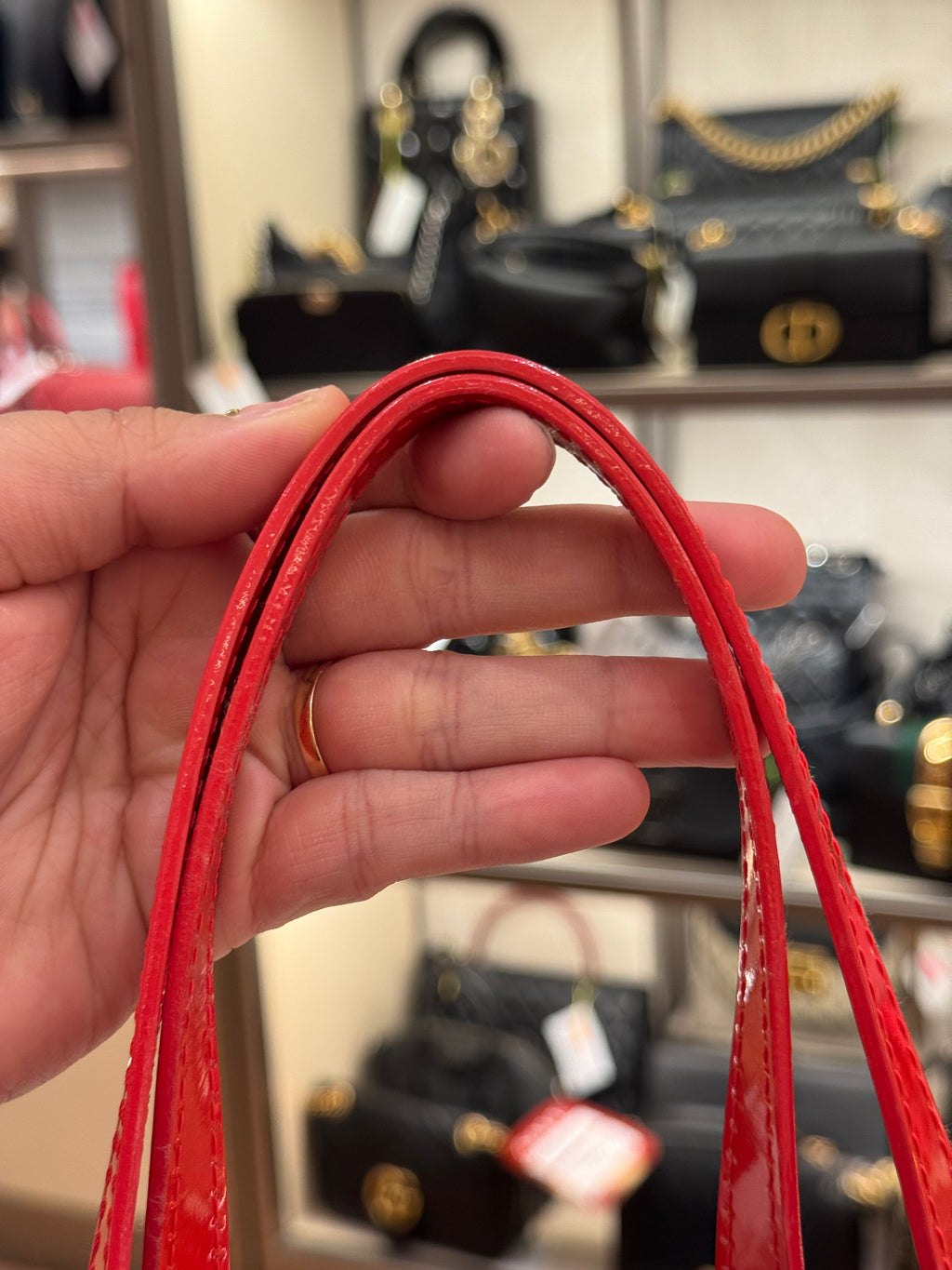 Louis Vuitton Avalon Patent Orange