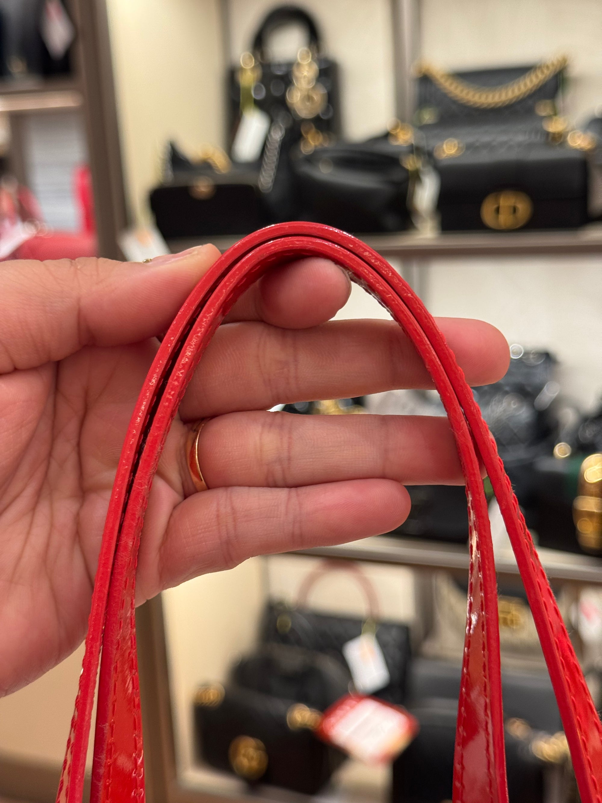 Louis Vuitton Avalon Patent Orange