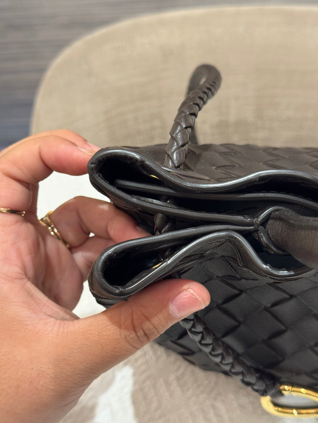 Bottega Veneta Andiamo Small Fondant