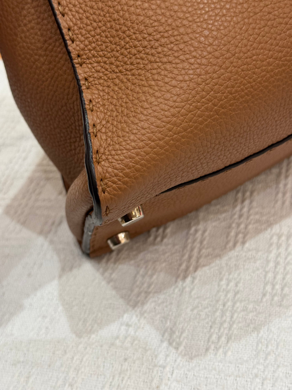 Fendi Peekaboo Selleria Medium Brown