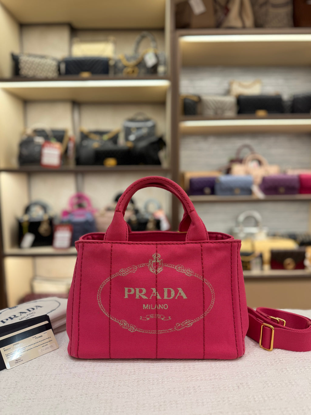 Prada Canapa Canvas