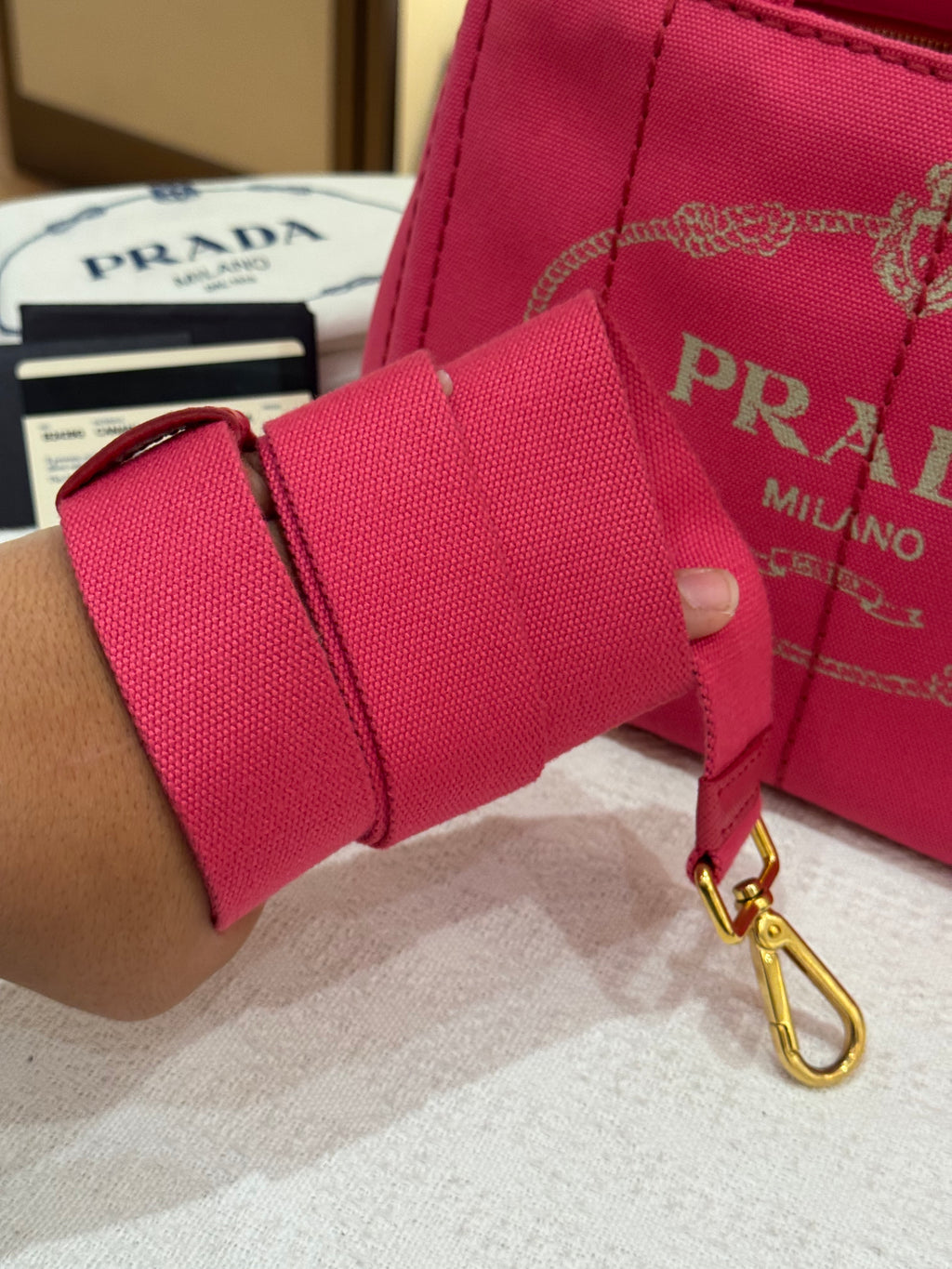 Prada Canapa Canvas