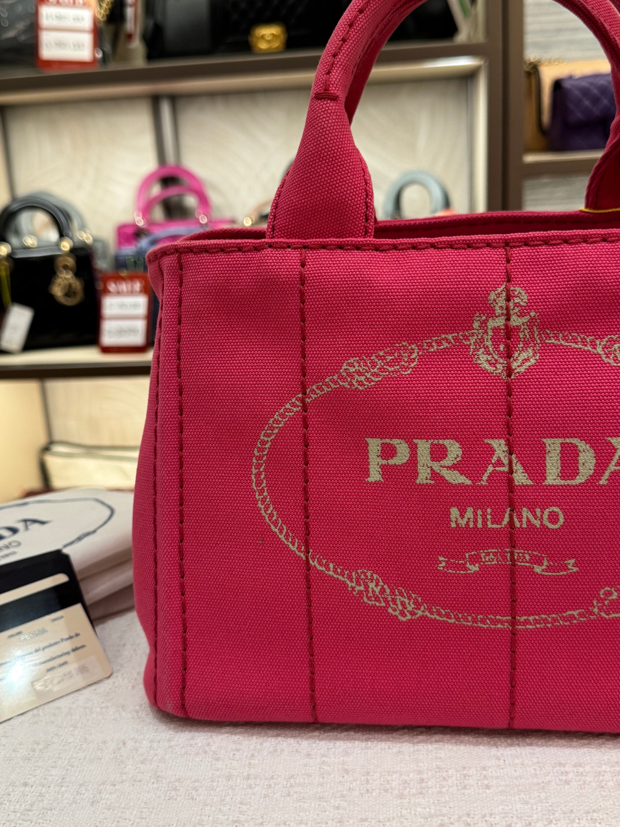 Prada Canapa Canvas