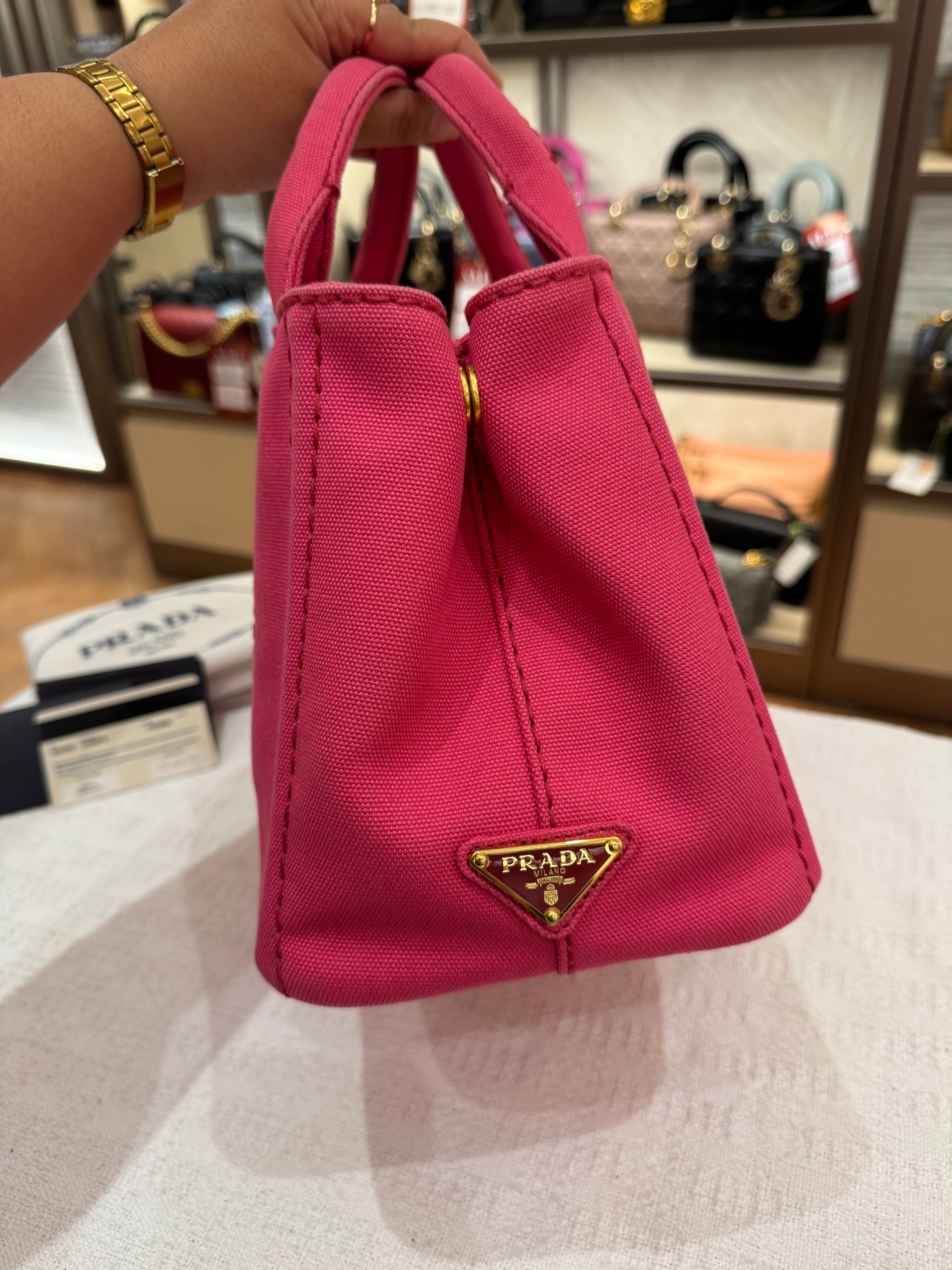 Prada Canapa Canvas