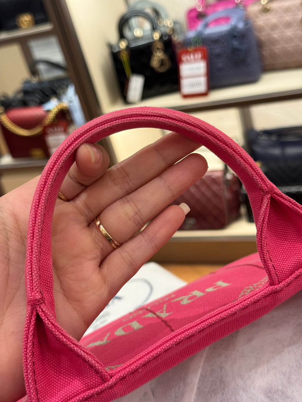 Prada Canapa Canvas