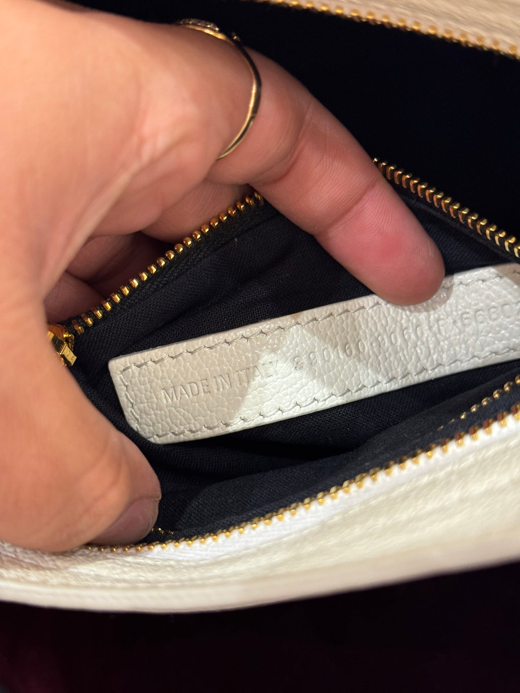 Balenciaga Mini City Edge White GHW