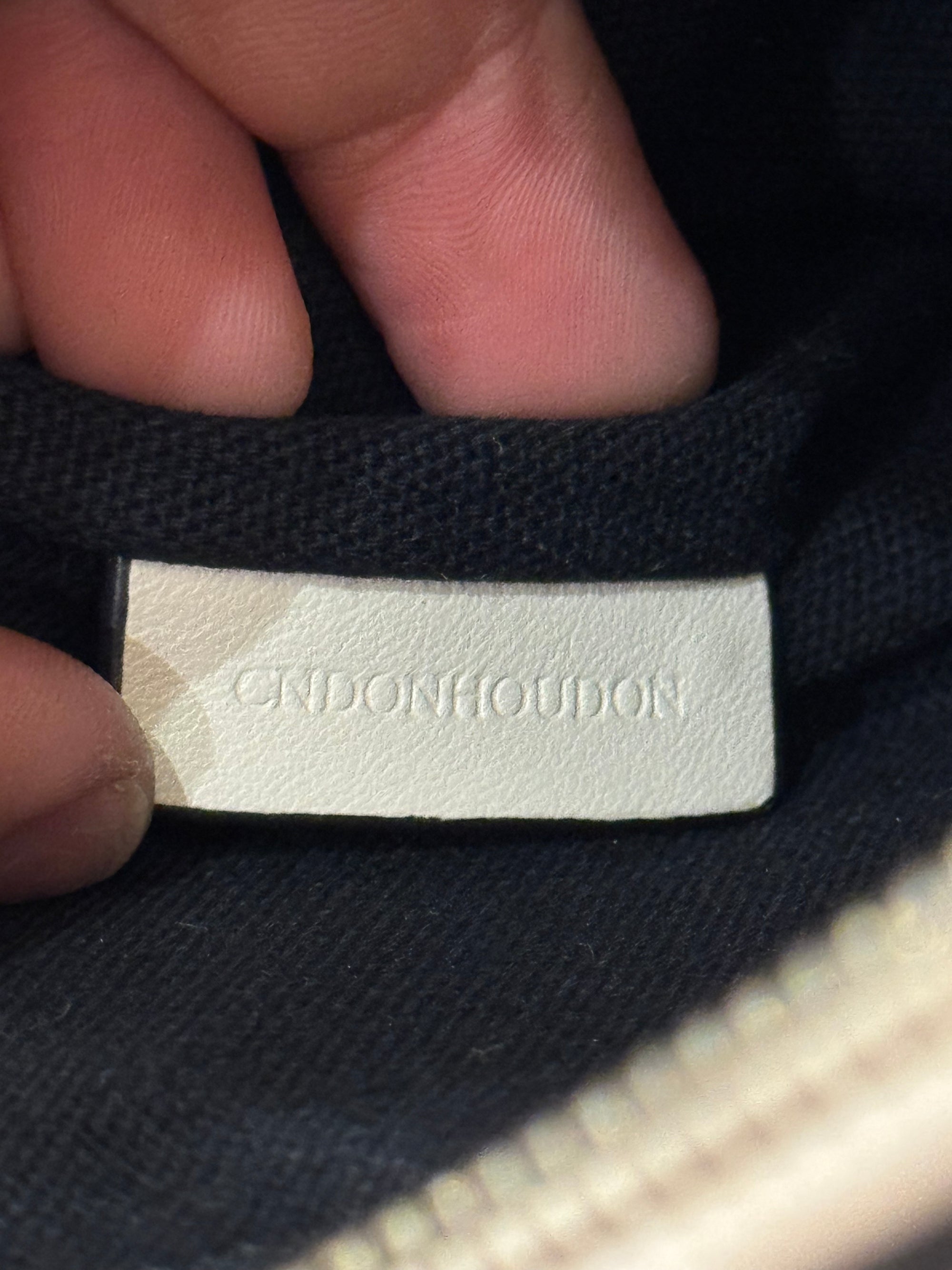 Burberry Check Peyton Crossbody White