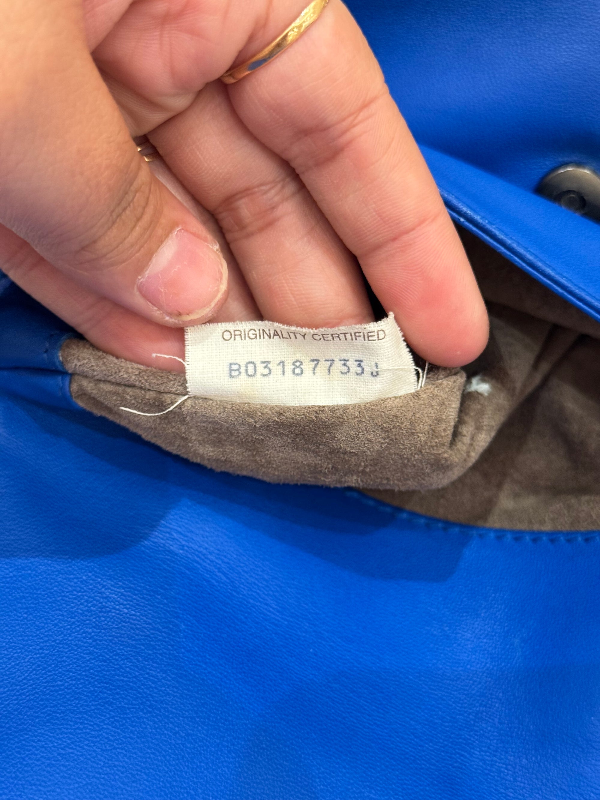 Bottega Veneta Sling Tophandle Blue