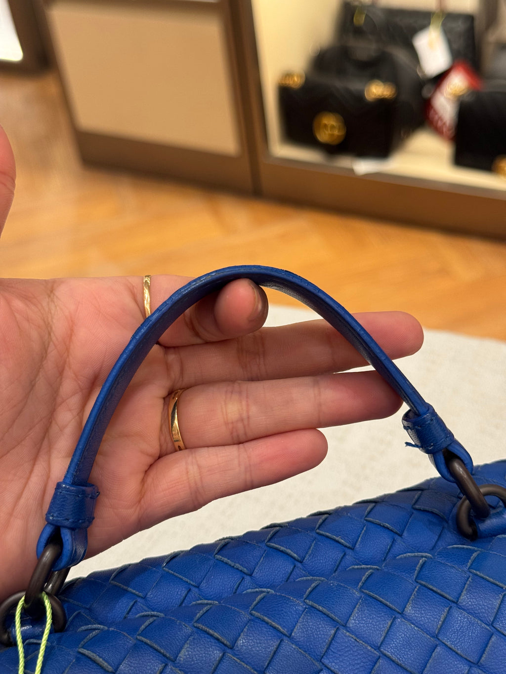 Bottega Veneta Sling Tophandle Blue