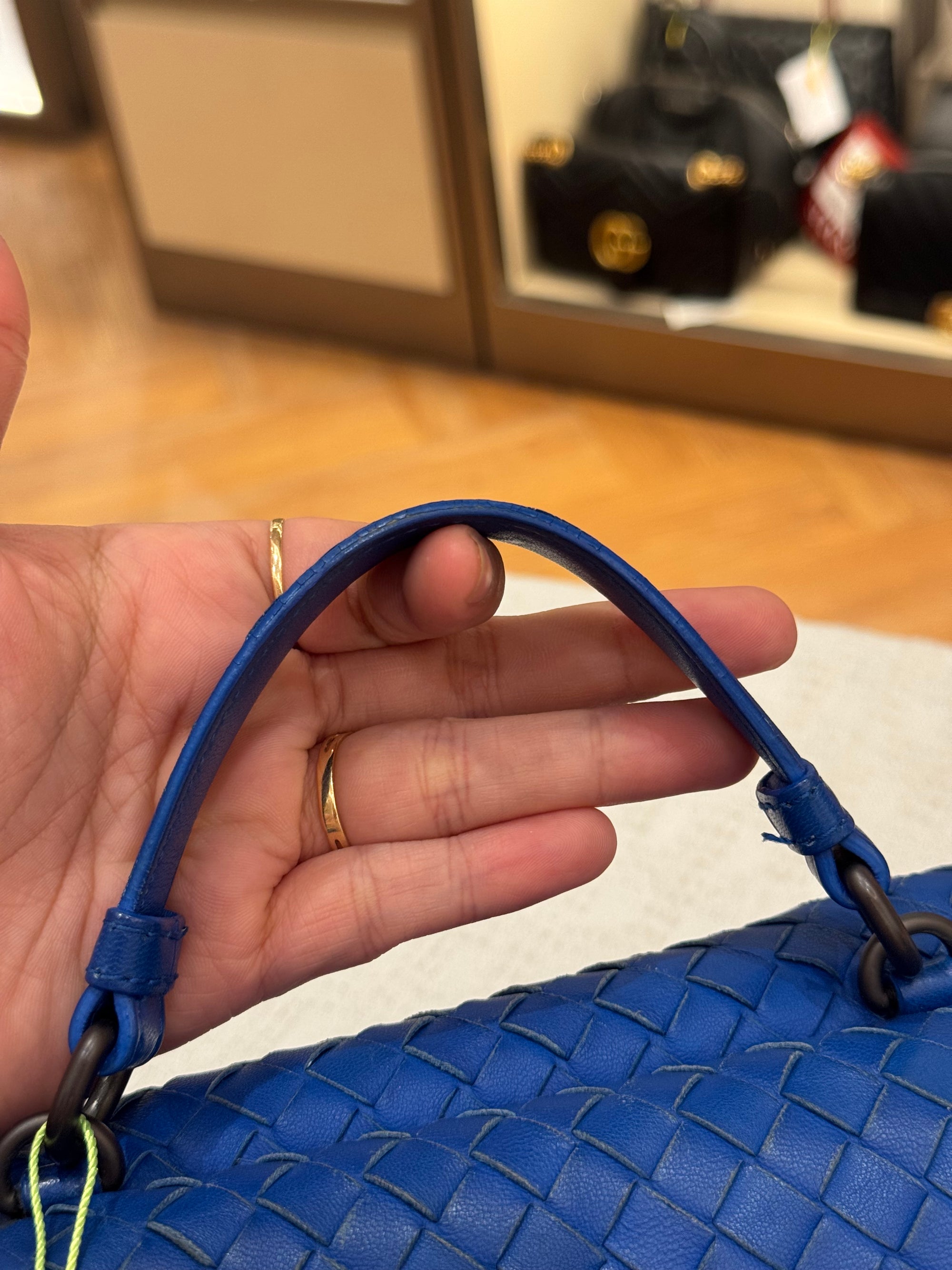 Bottega Veneta Sling Tophandle Blue