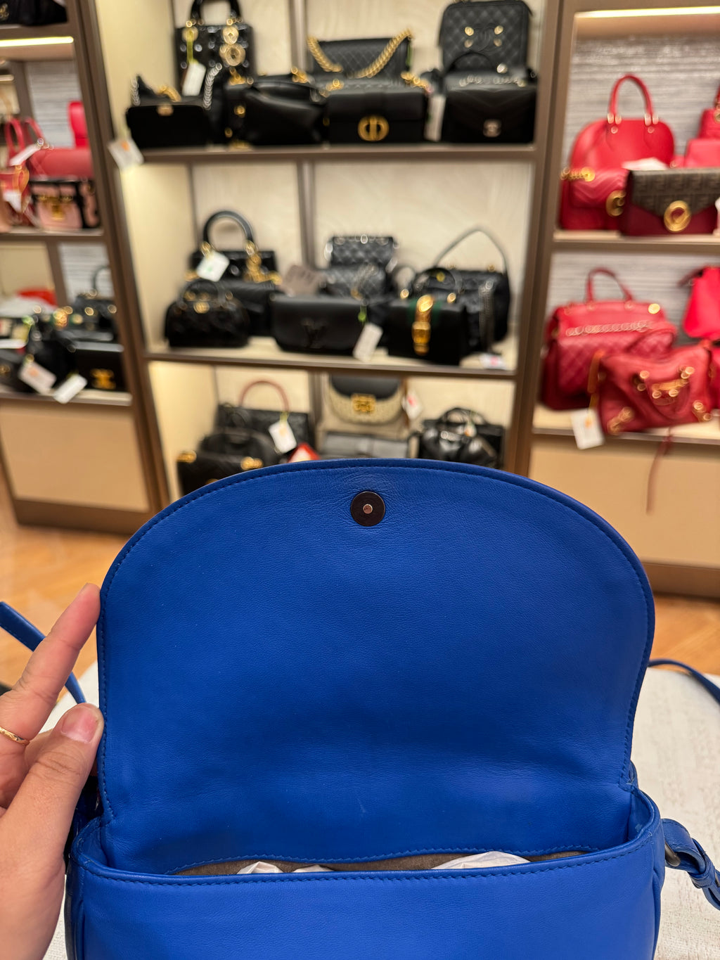Bottega Veneta Sling Tophandle Blue