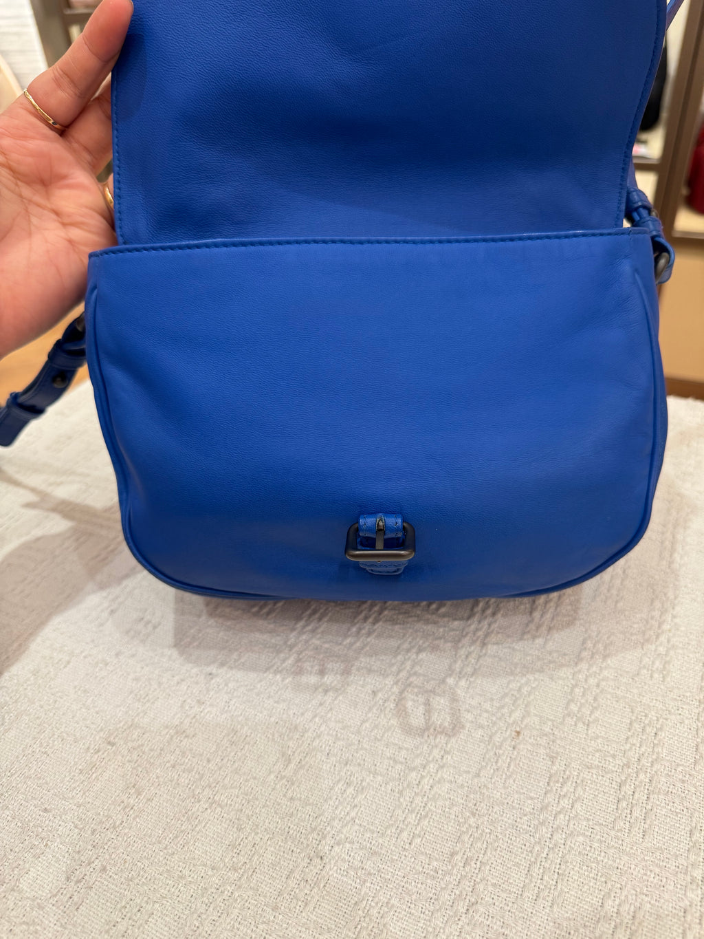 Bottega Veneta Sling Tophandle Blue