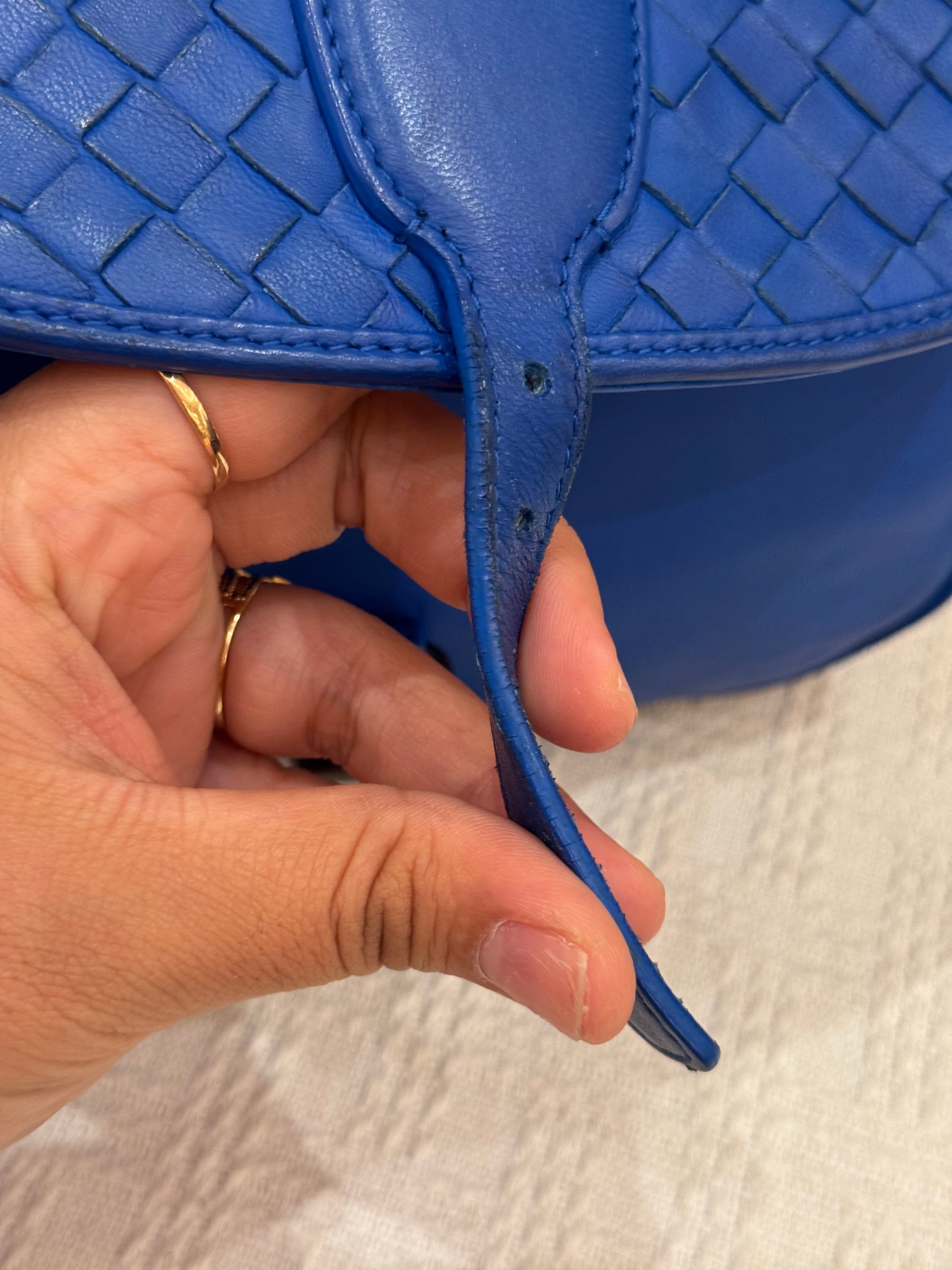 Bottega Veneta Sling Tophandle Blue
