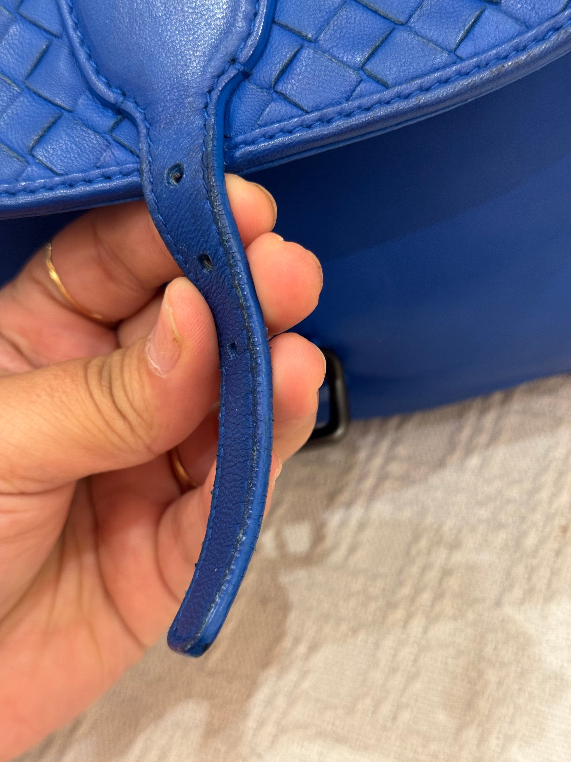 Bottega Veneta Sling Tophandle Blue