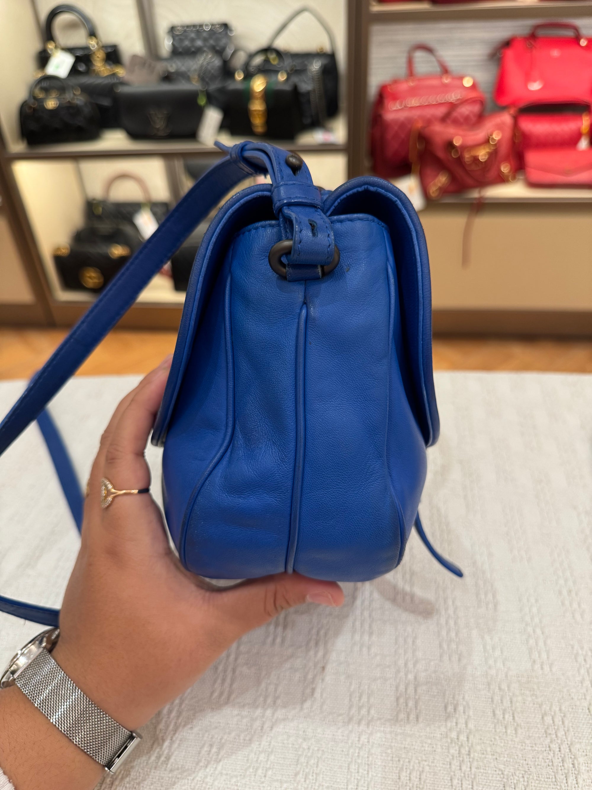 Bottega Veneta Sling Tophandle Blue