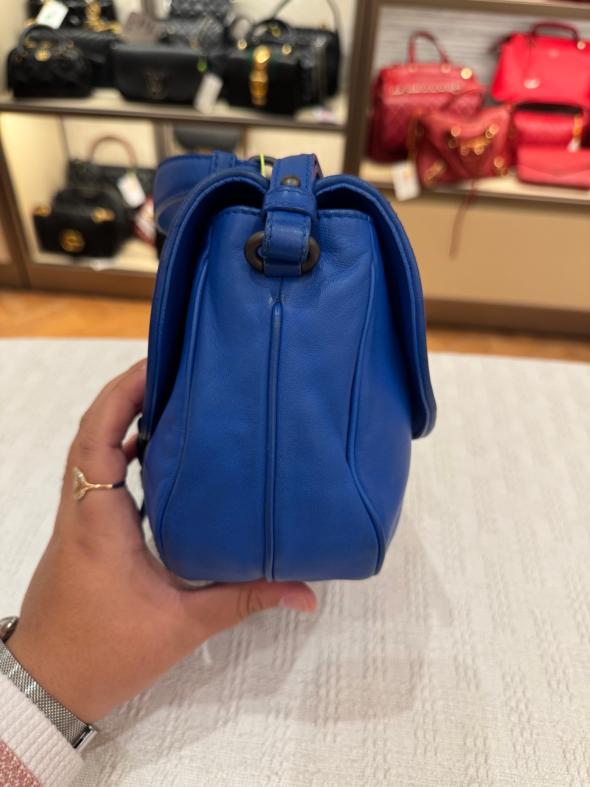 Bottega Veneta Sling Tophandle Blue