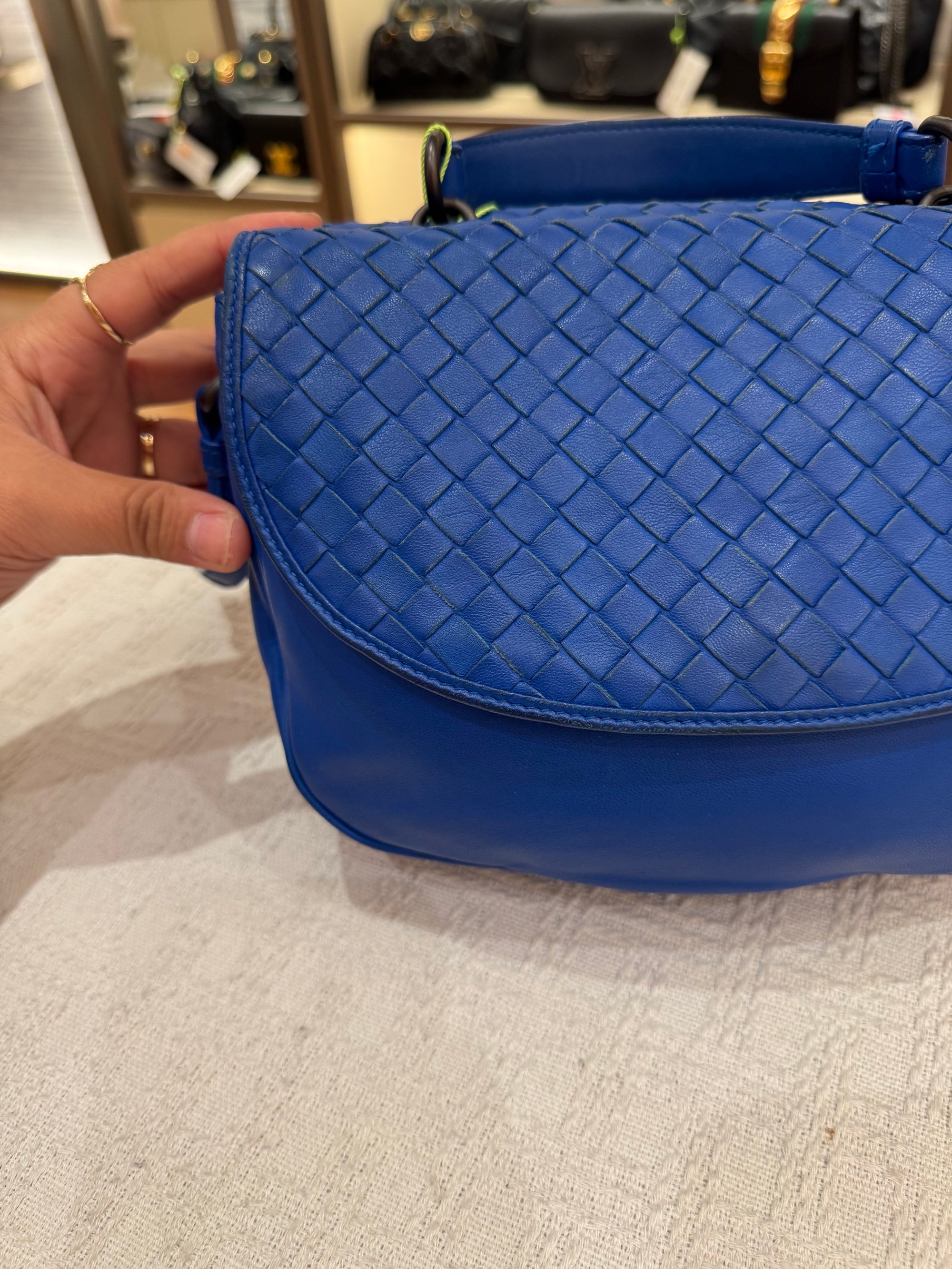 Bottega Veneta Sling Tophandle Blue