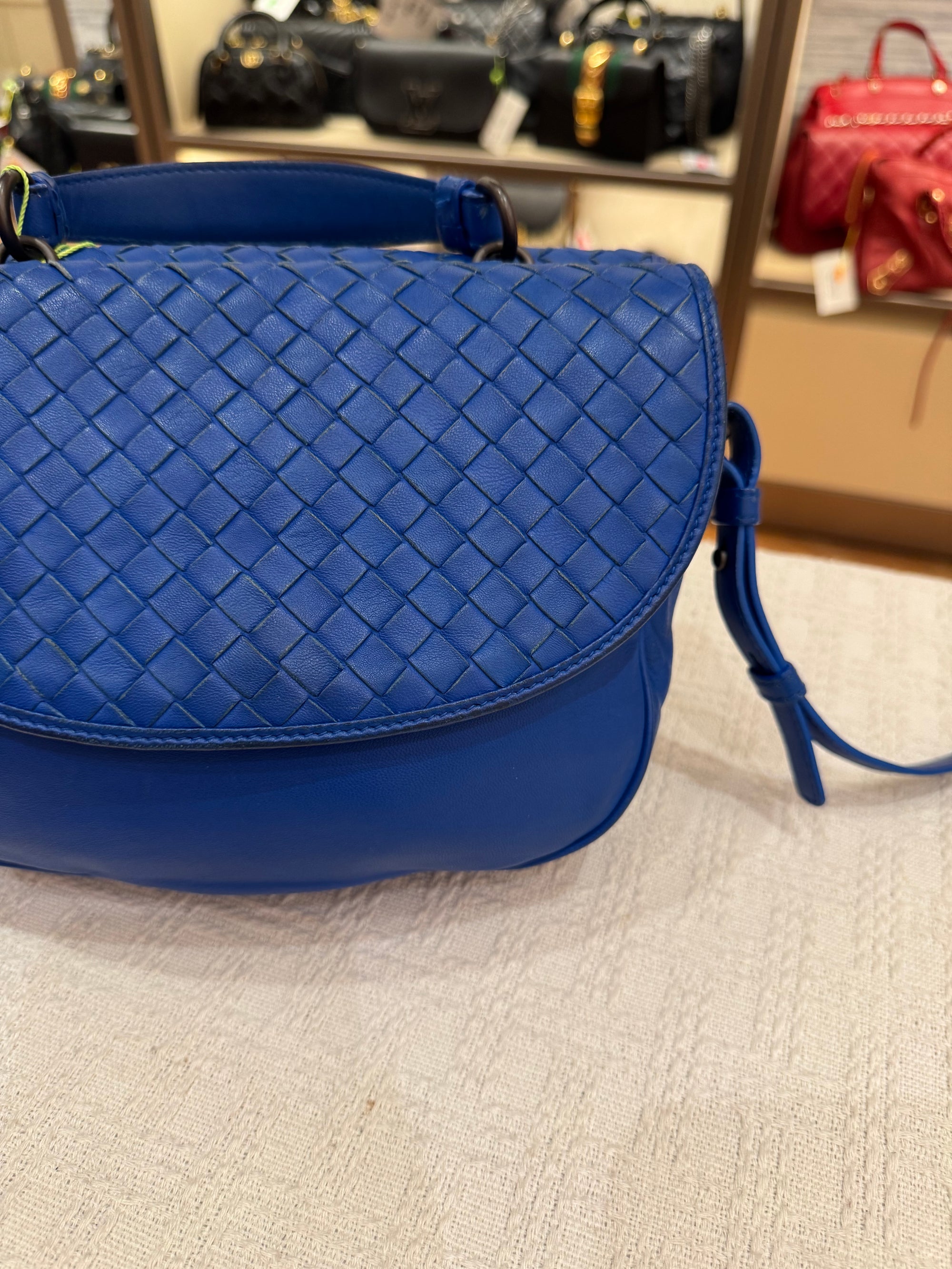 Bottega Veneta Sling Tophandle Blue