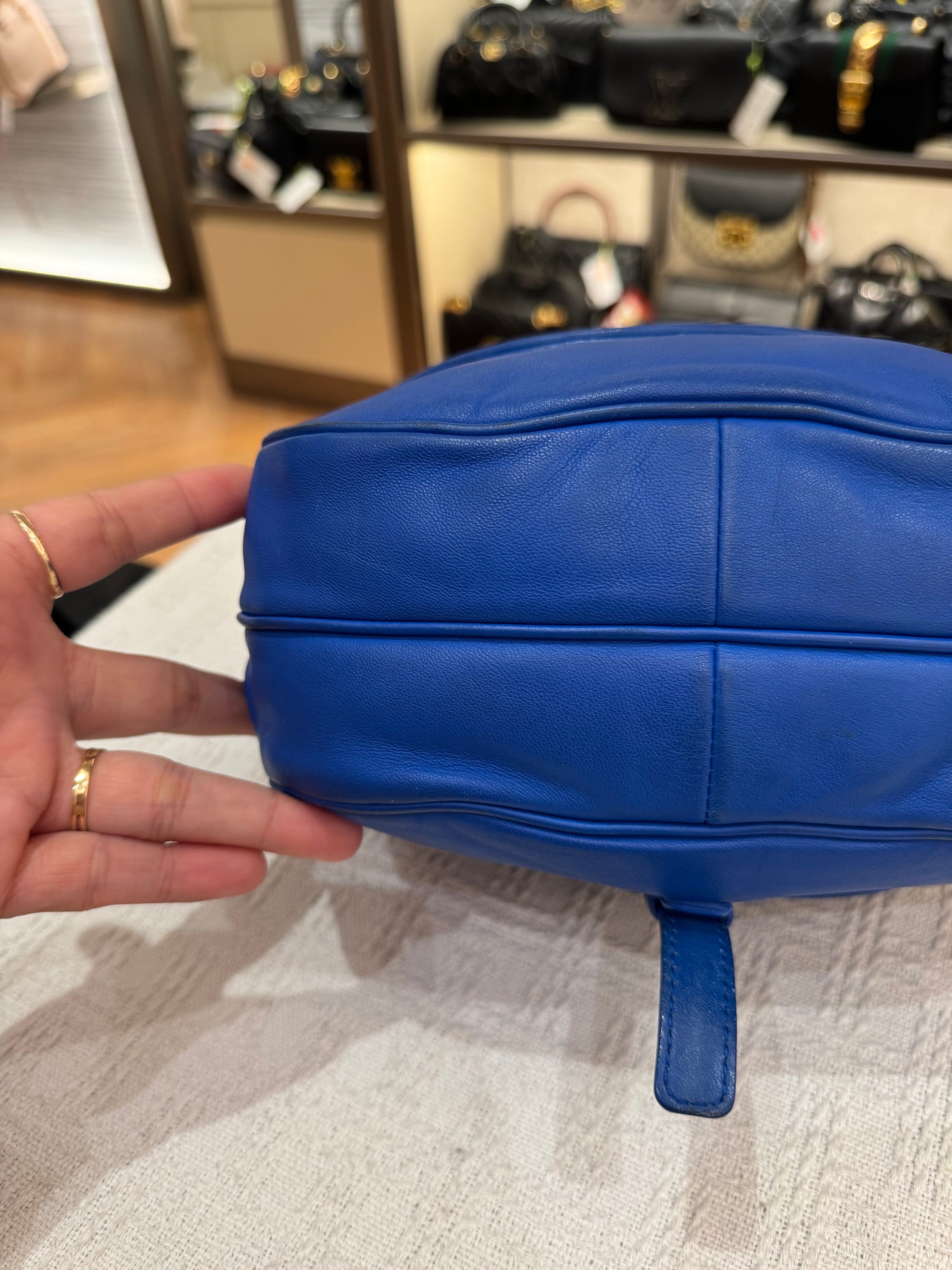 Bottega Veneta Sling Tophandle Blue