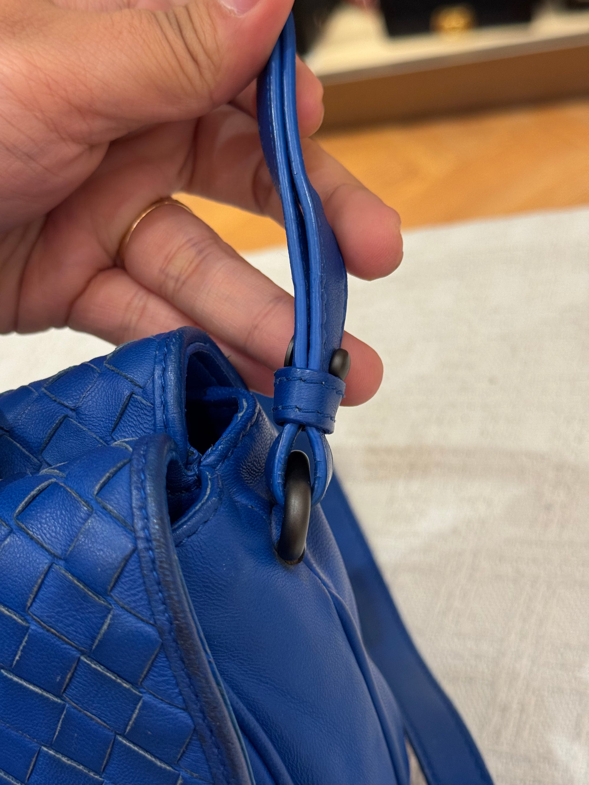 Bottega Veneta Sling Tophandle Blue