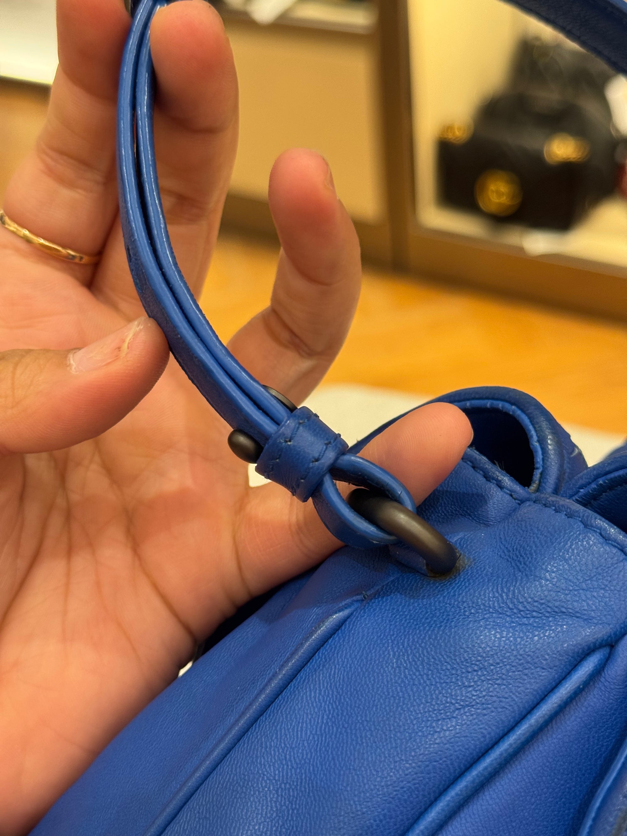 Bottega Veneta Sling Tophandle Blue