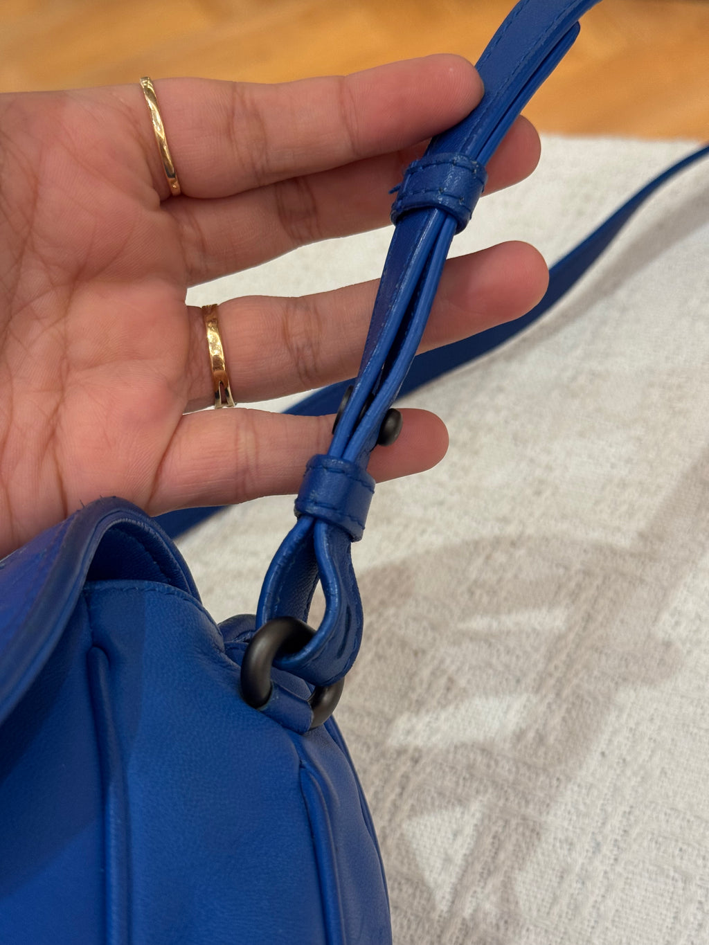 Bottega Veneta Sling Tophandle Blue