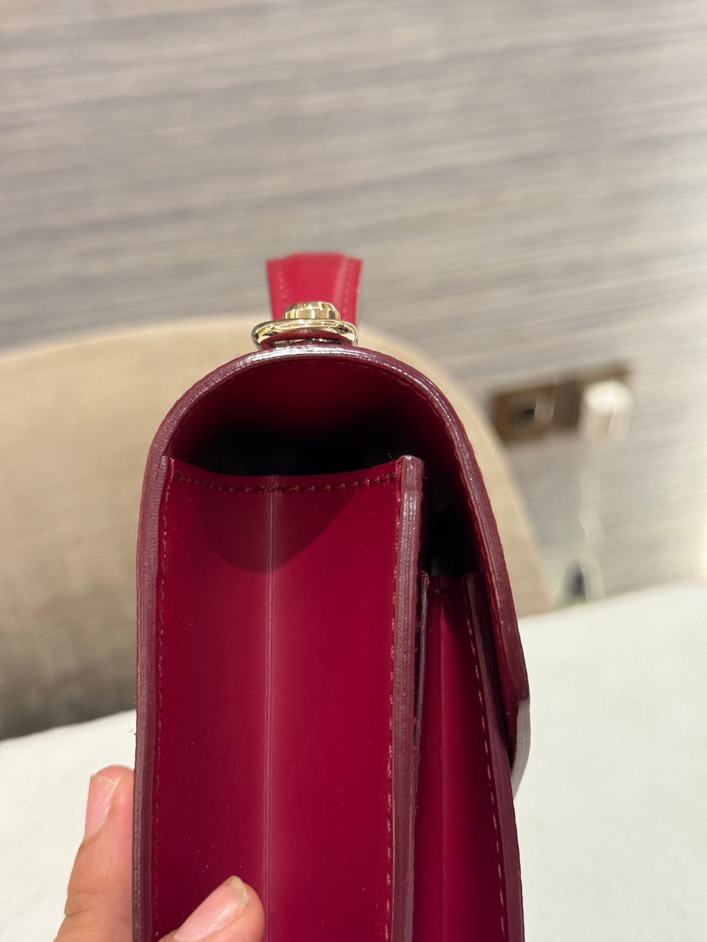 Louis Vuitton BB Monceau Epi Fuchsia