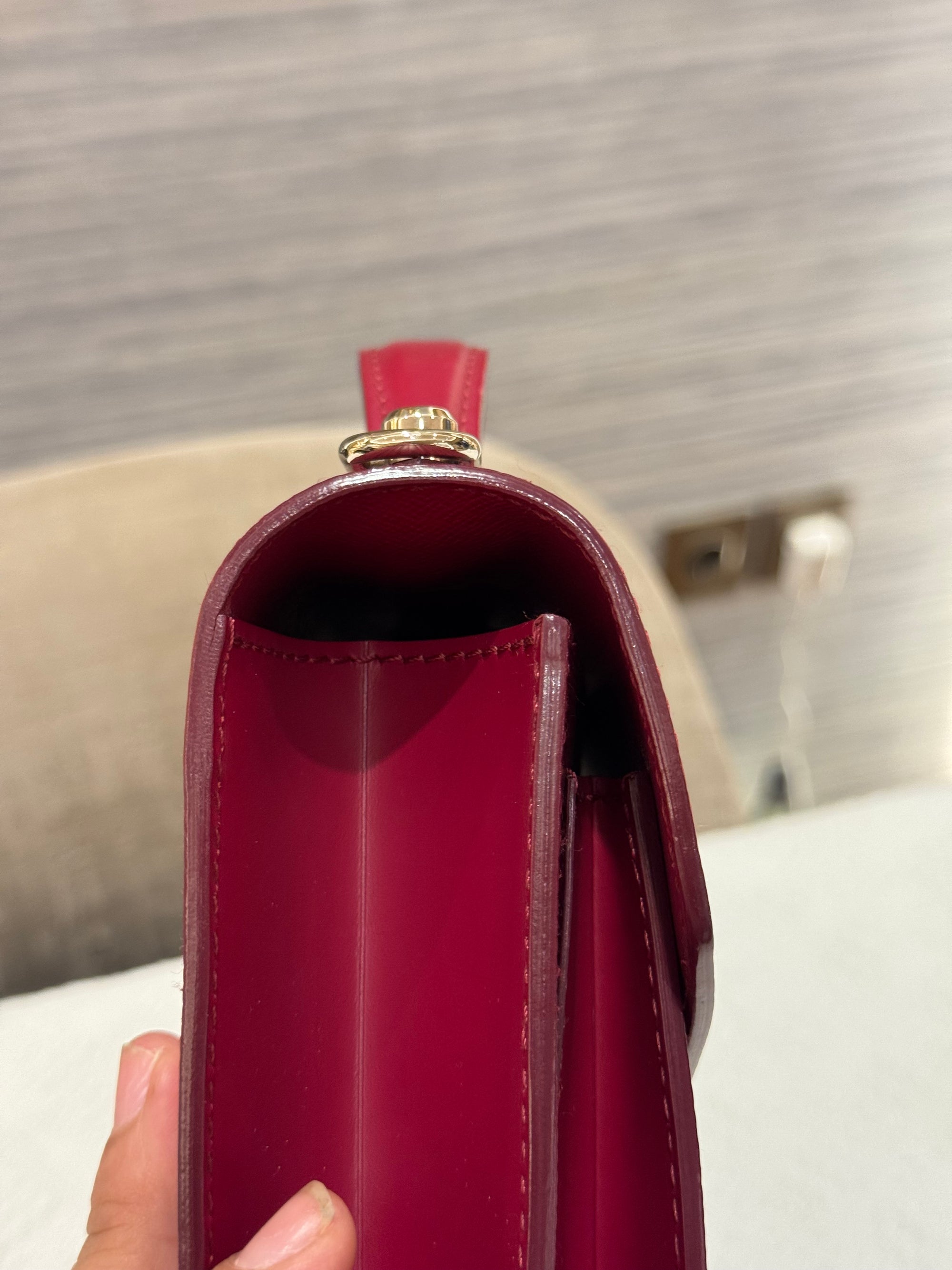 Louis Vuitton BB Monceau Epi Fuchsia