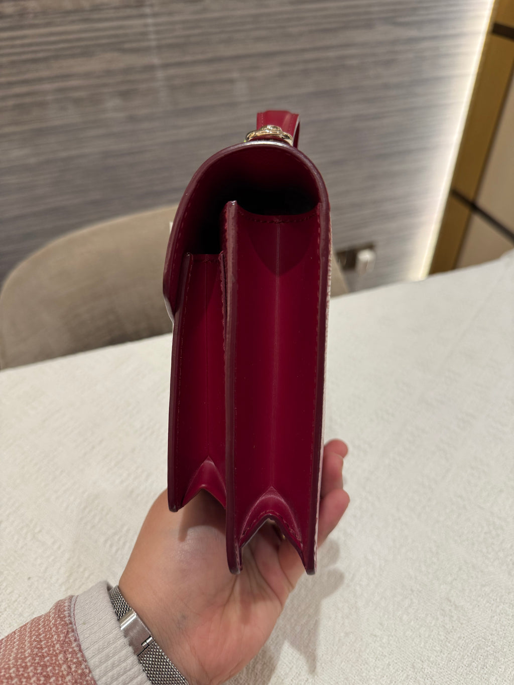 Louis Vuitton BB Monceau Epi Fuchsia