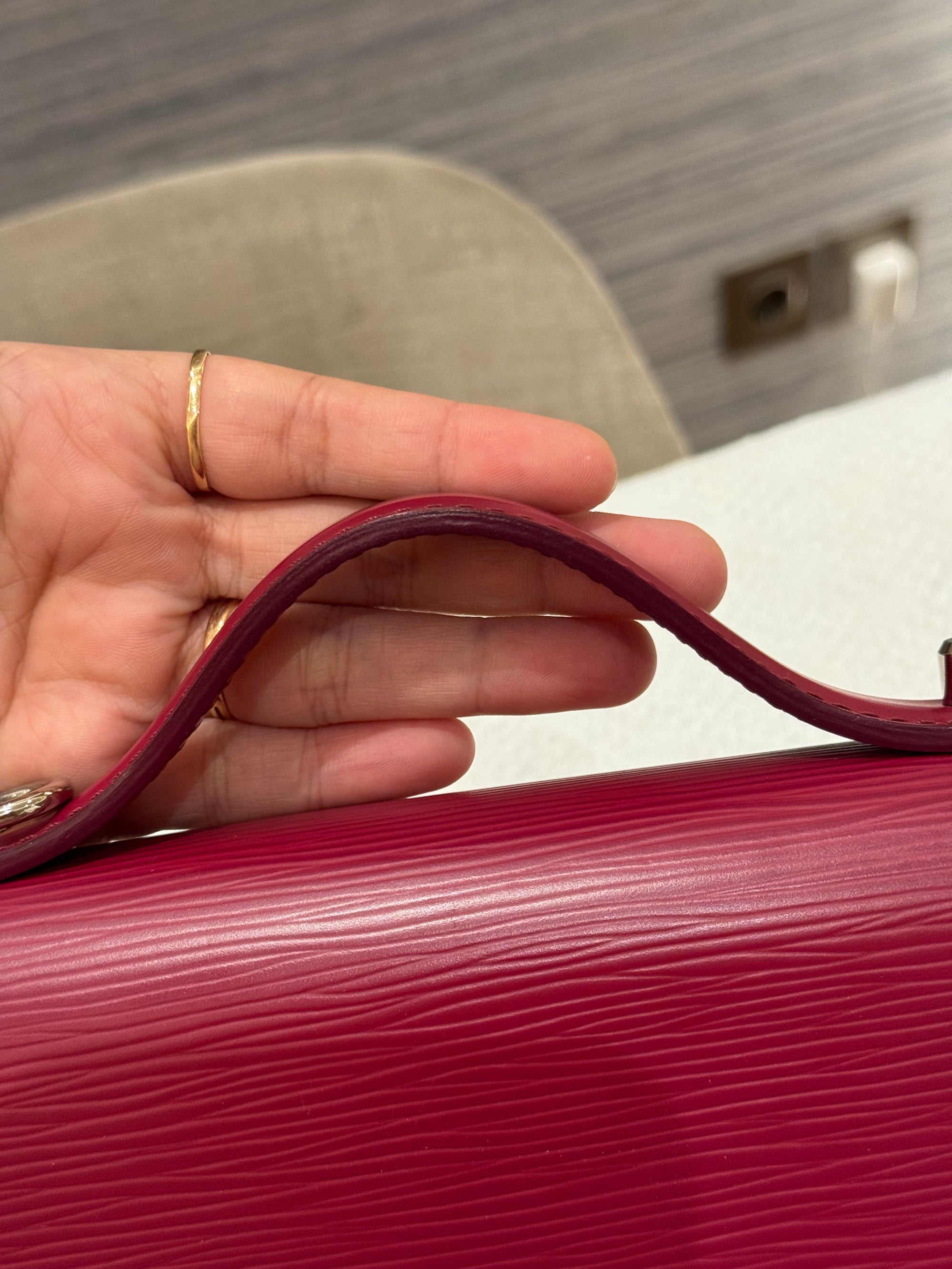 Louis Vuitton BB Monceau Epi Fuchsia