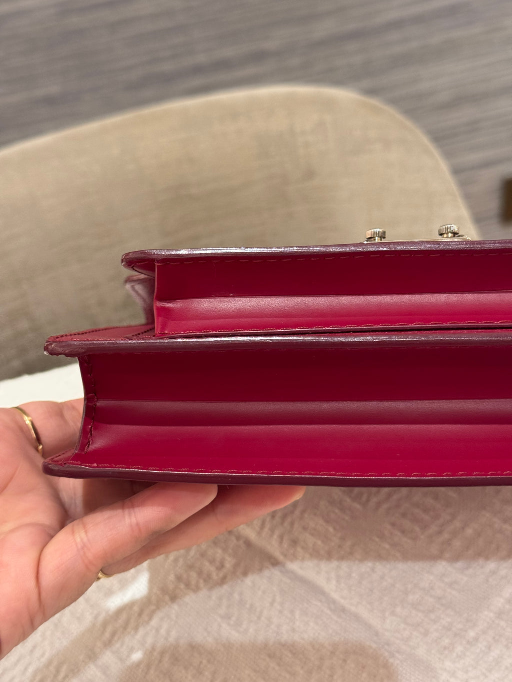 Louis Vuitton BB Monceau Epi Fuchsia