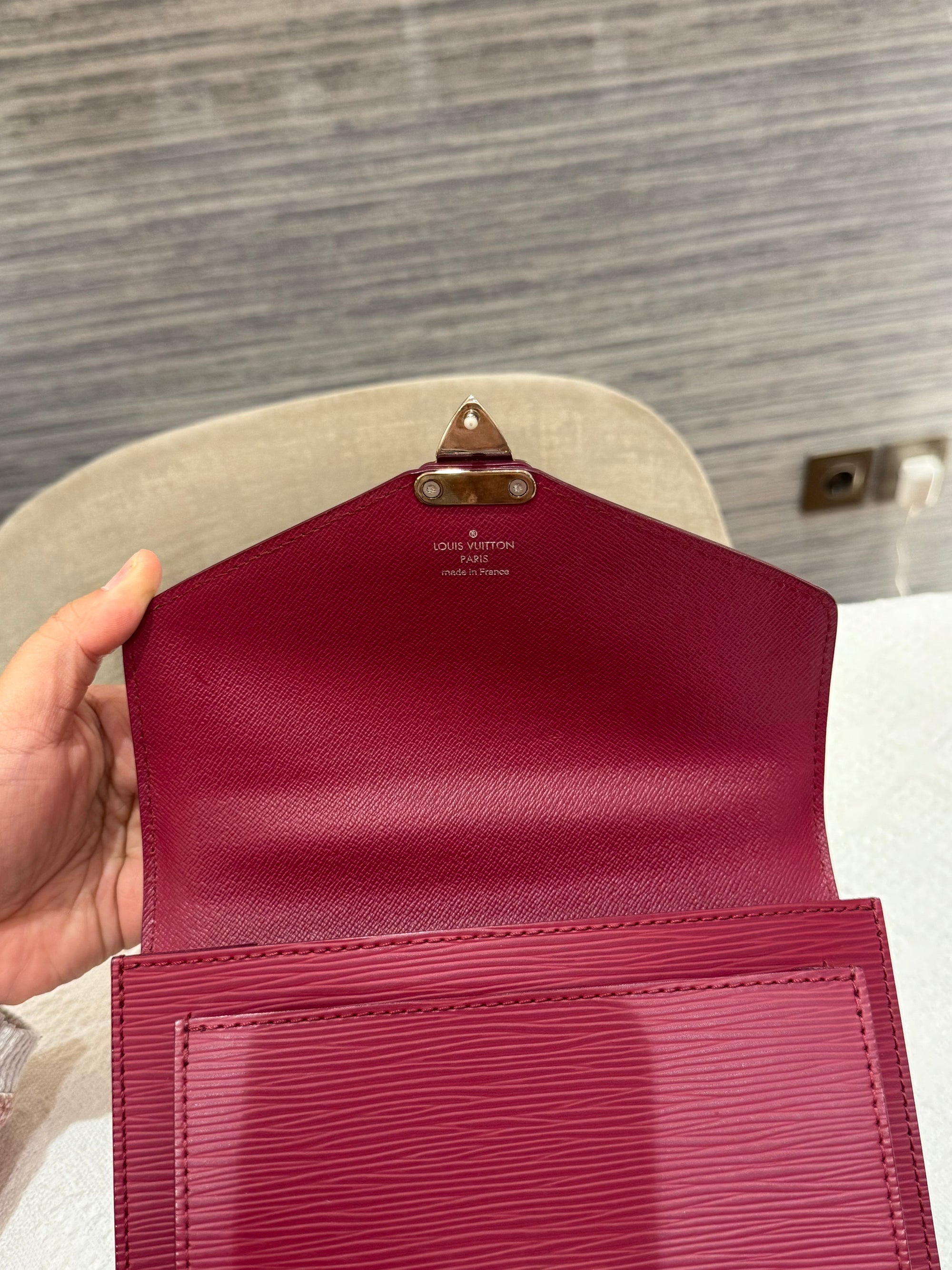 Louis Vuitton BB Monceau Epi Fuchsia