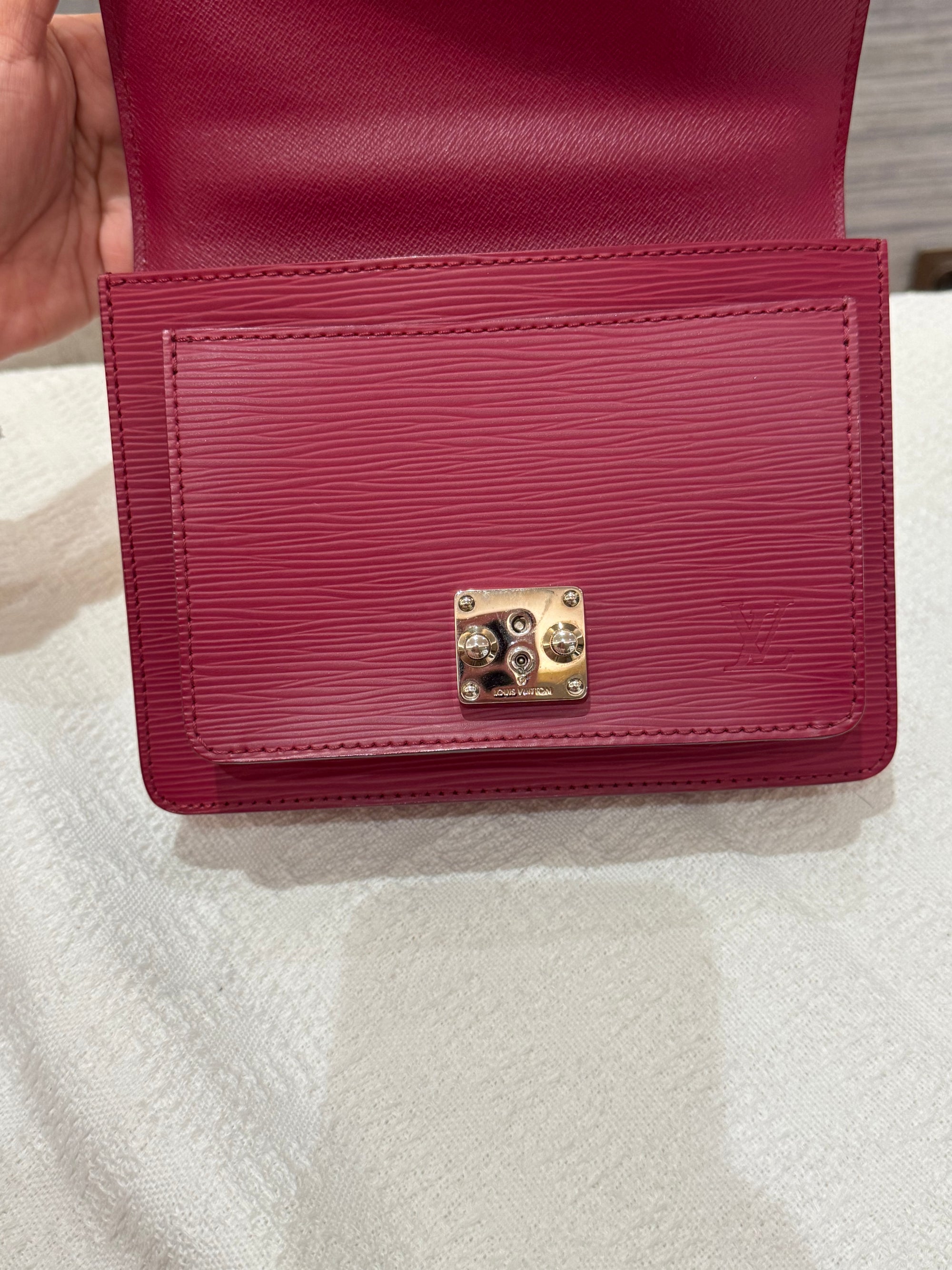 Louis Vuitton BB Monceau Epi Fuchsia