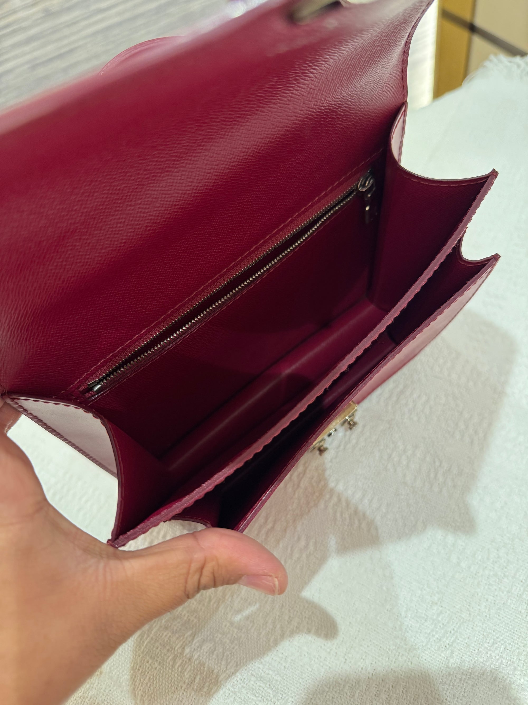 Louis Vuitton BB Monceau Epi Fuchsia