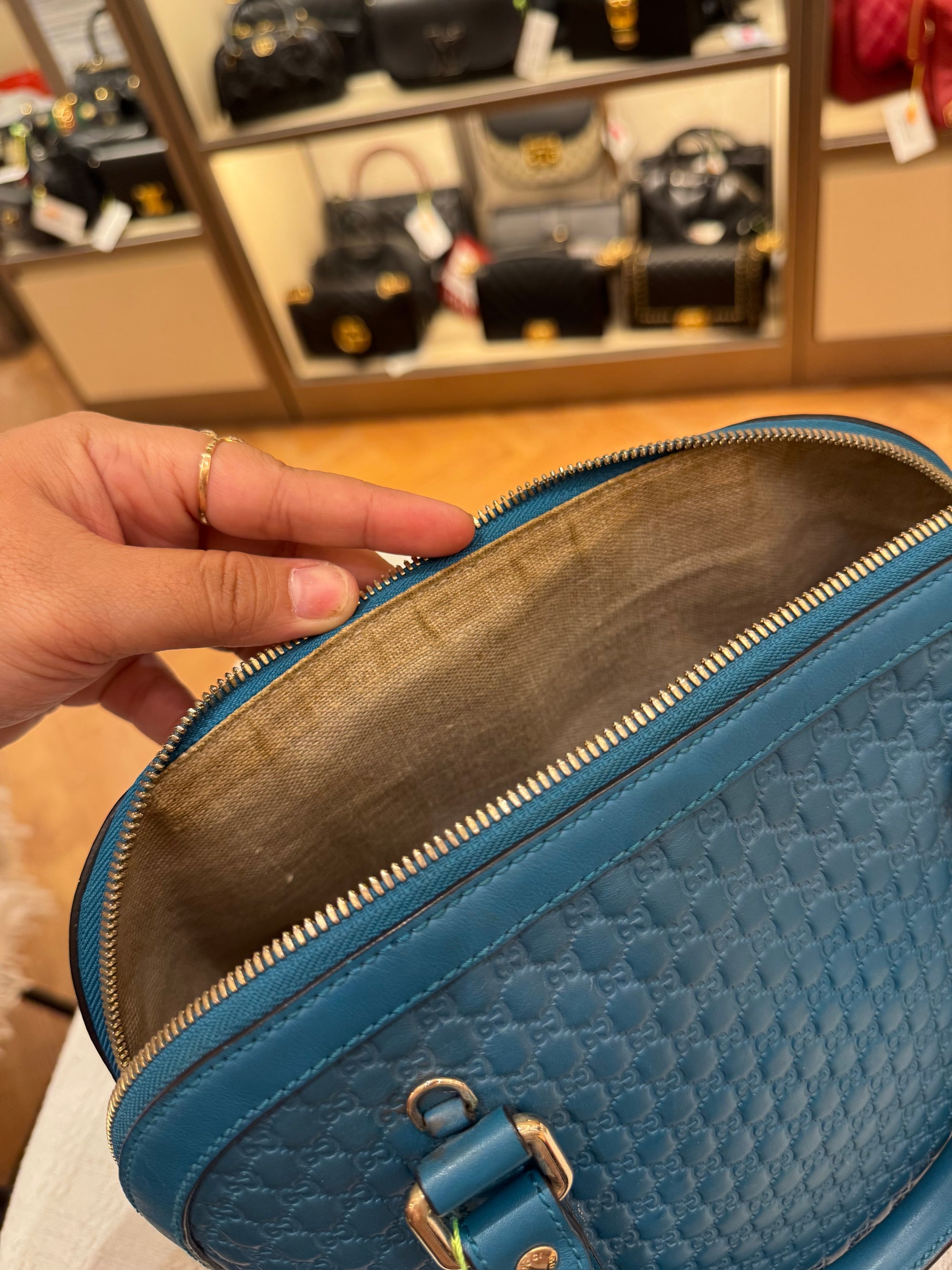 Gucci Dome Medium Turquoise Blue