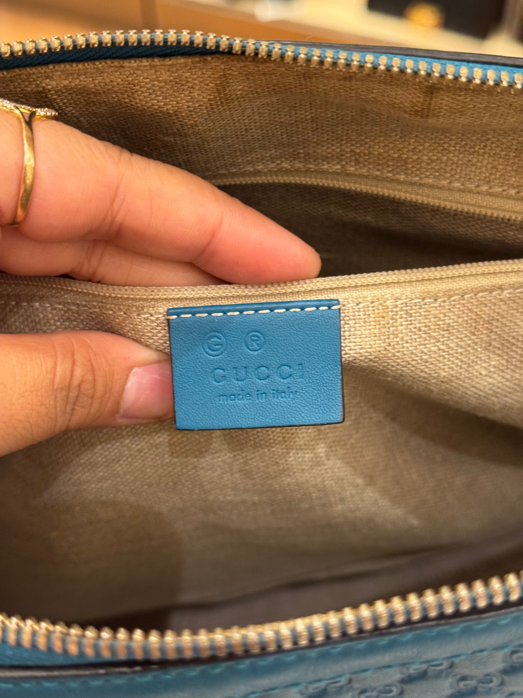 Gucci Dome Medium Turquoise Blue