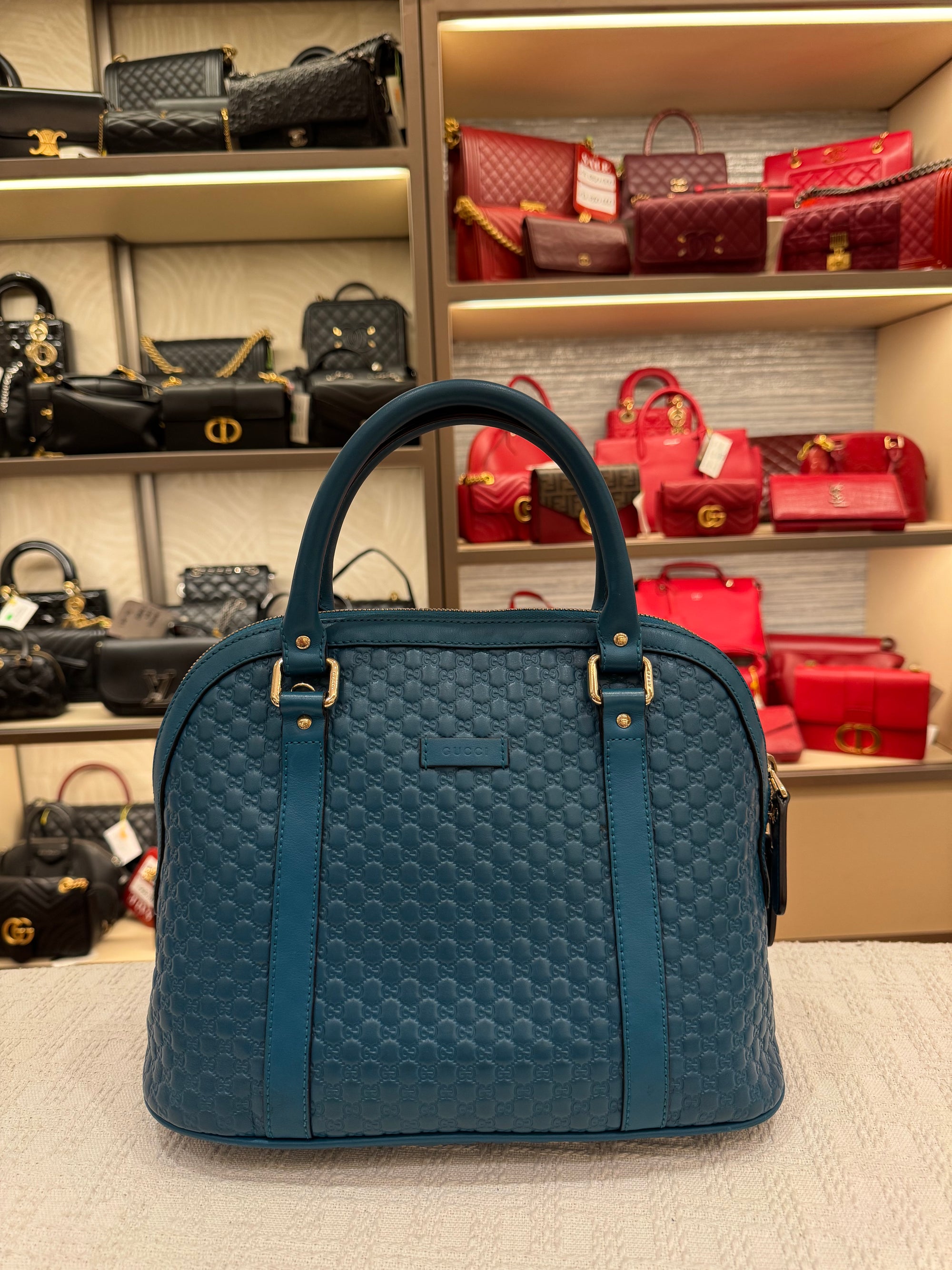 Gucci Dome Medium Turquoise Blue