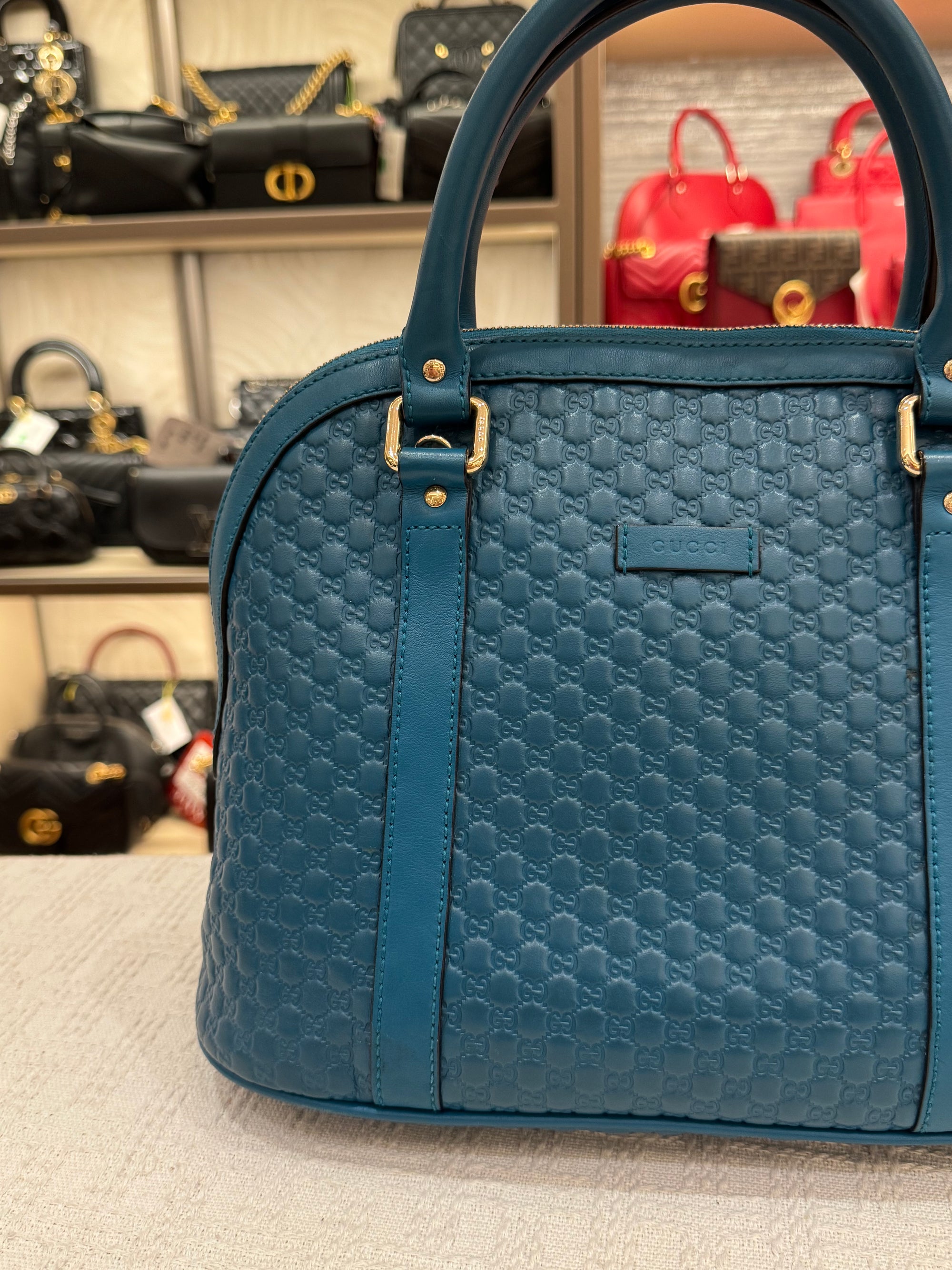 Gucci Dome Medium Turquoise Blue