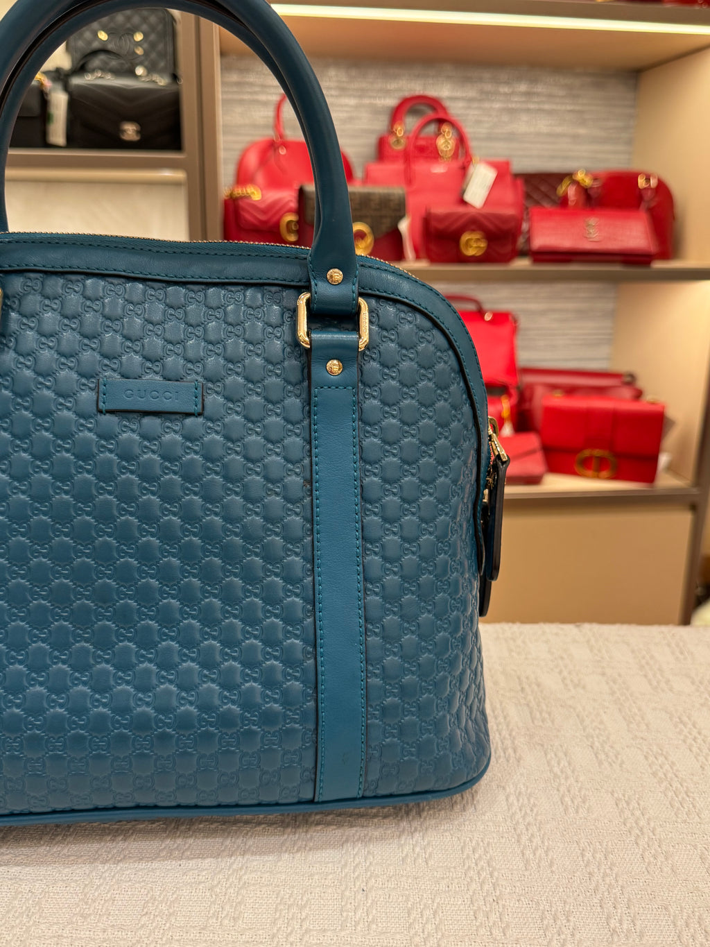 Gucci Dome Medium Turquoise Blue