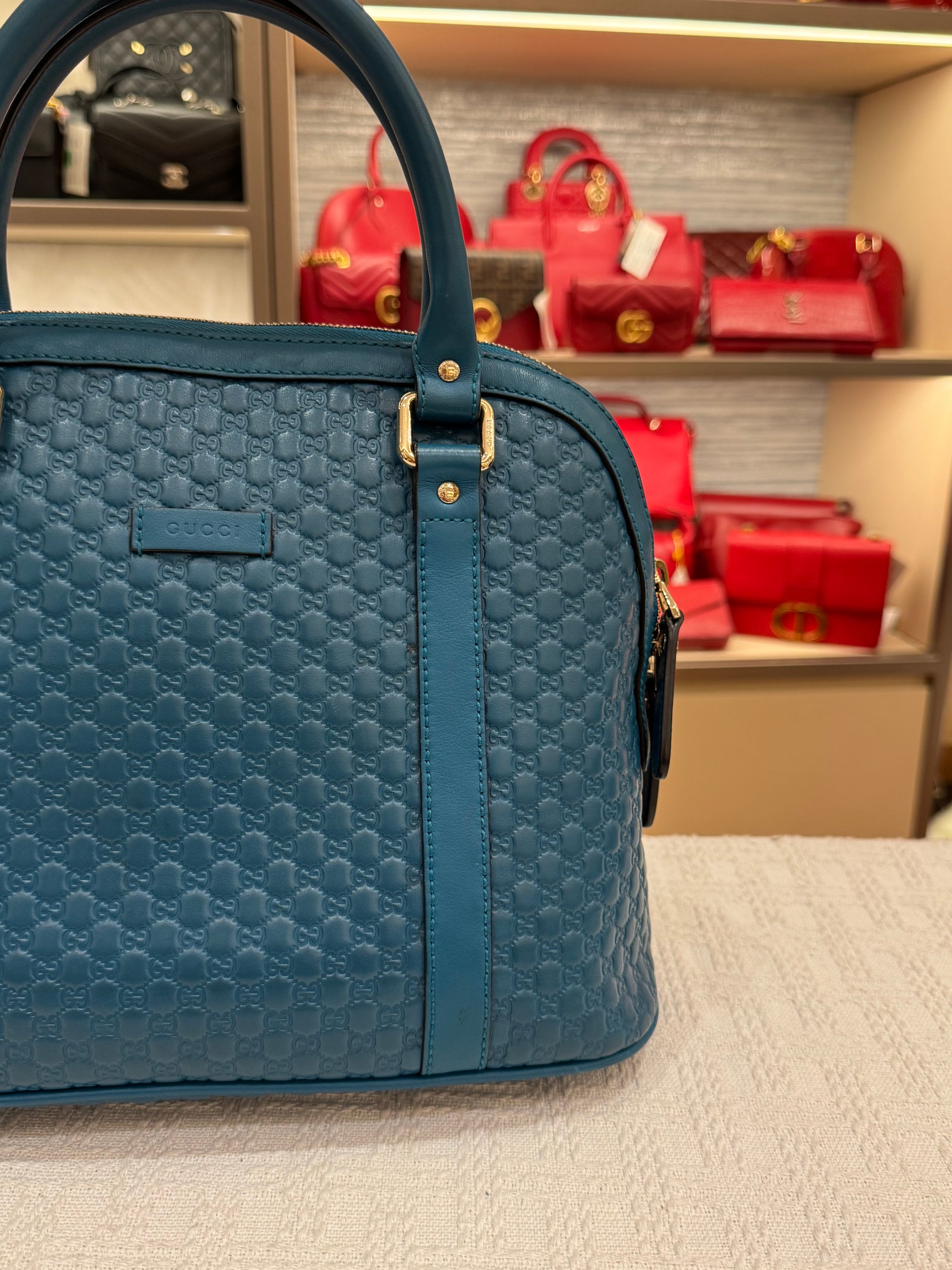 Gucci Dome Medium Turquoise Blue