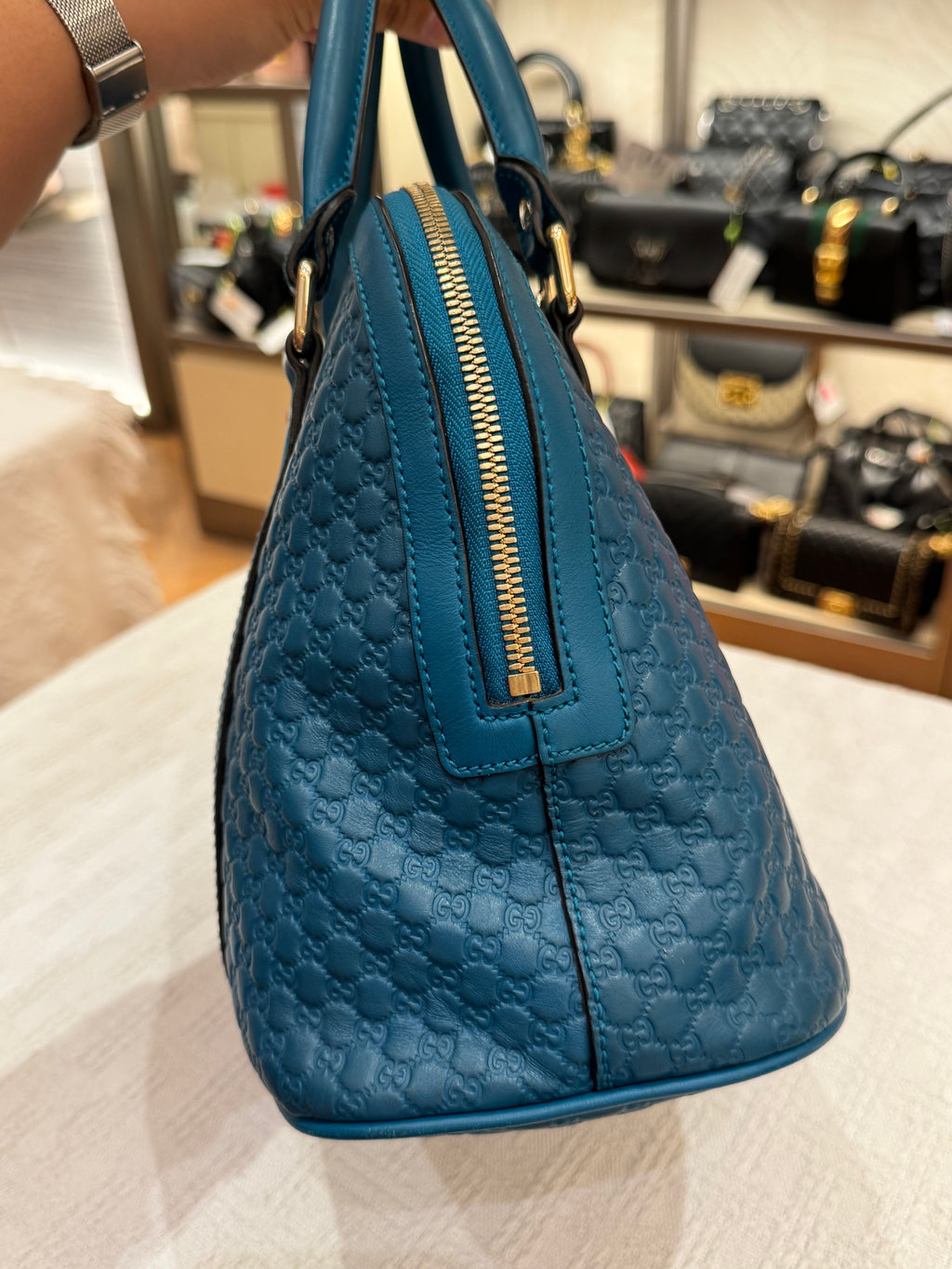Gucci Dome Medium Turquoise Blue