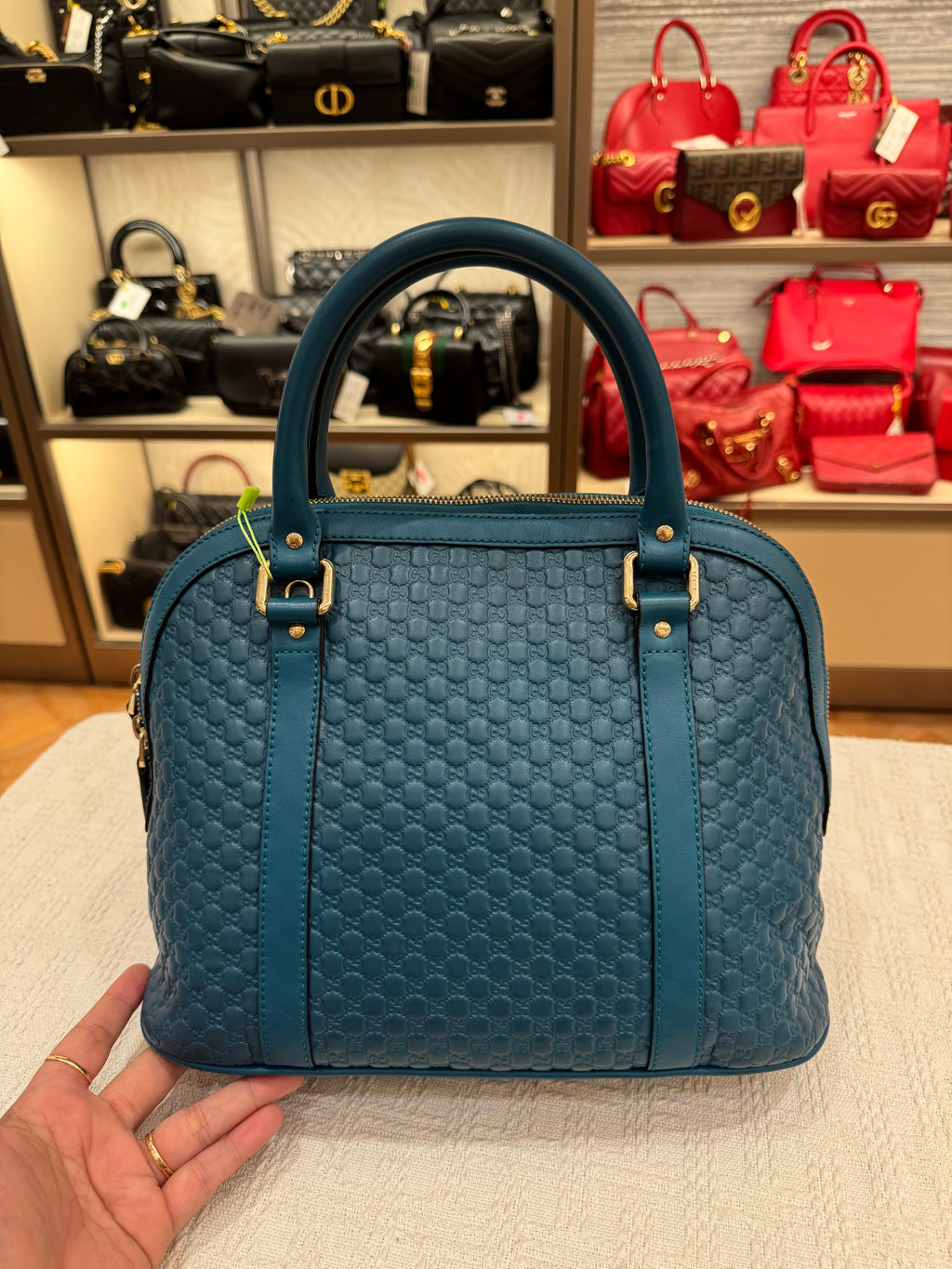 Gucci Dome Medium Turquoise Blue