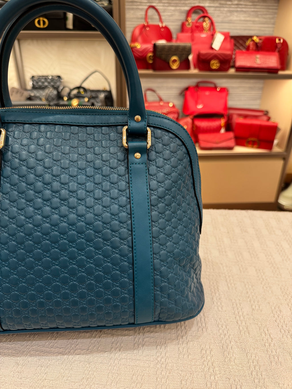 Gucci Dome Medium Turquoise Blue